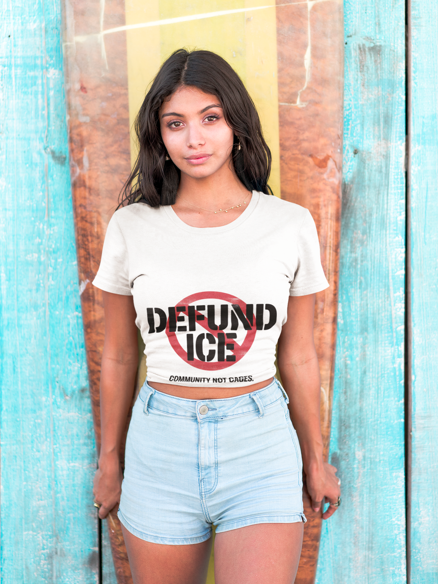 Defund ICE // Community Not Cages Tee
