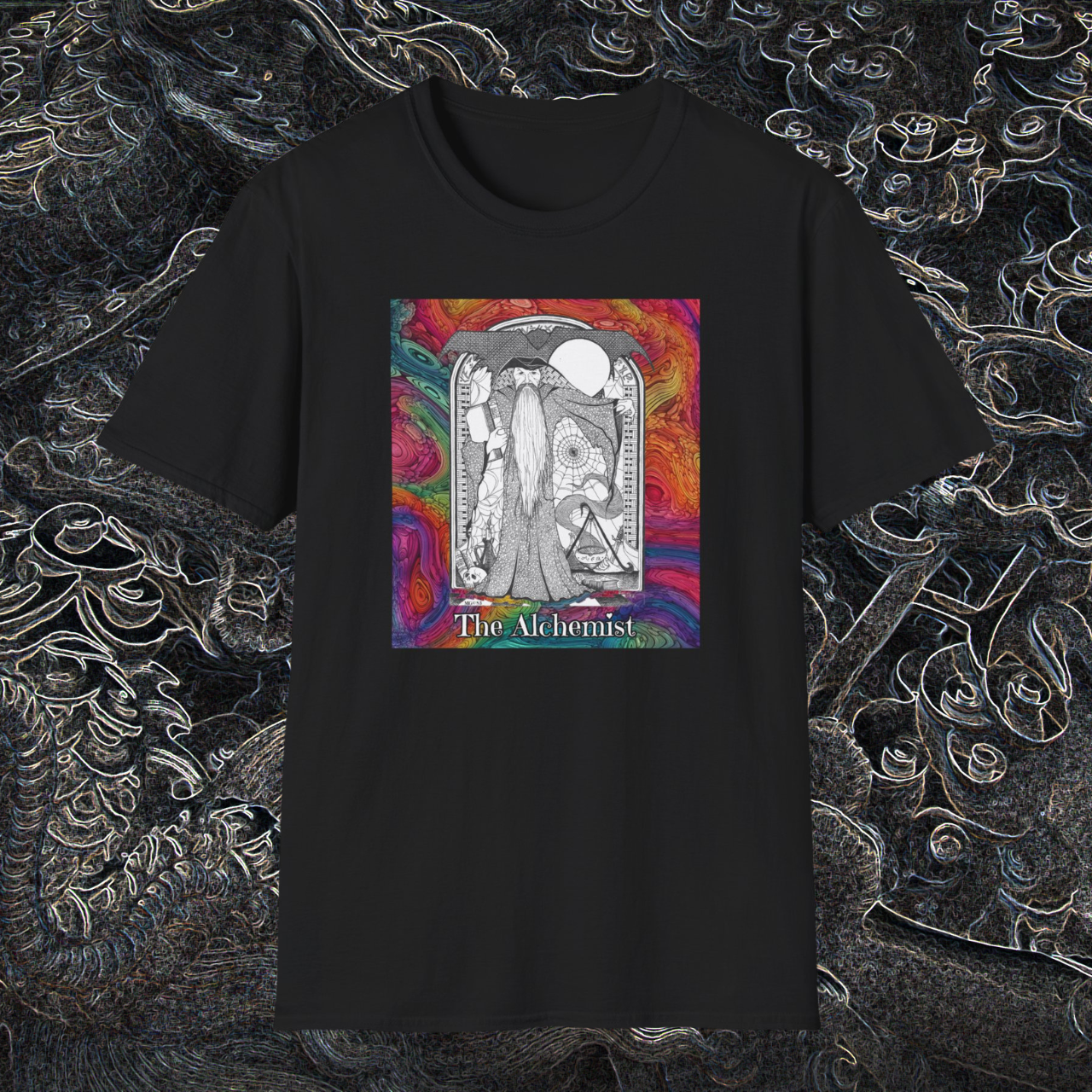 The Alchemist Original Horror Art Illustrated Tee product thumbnail image