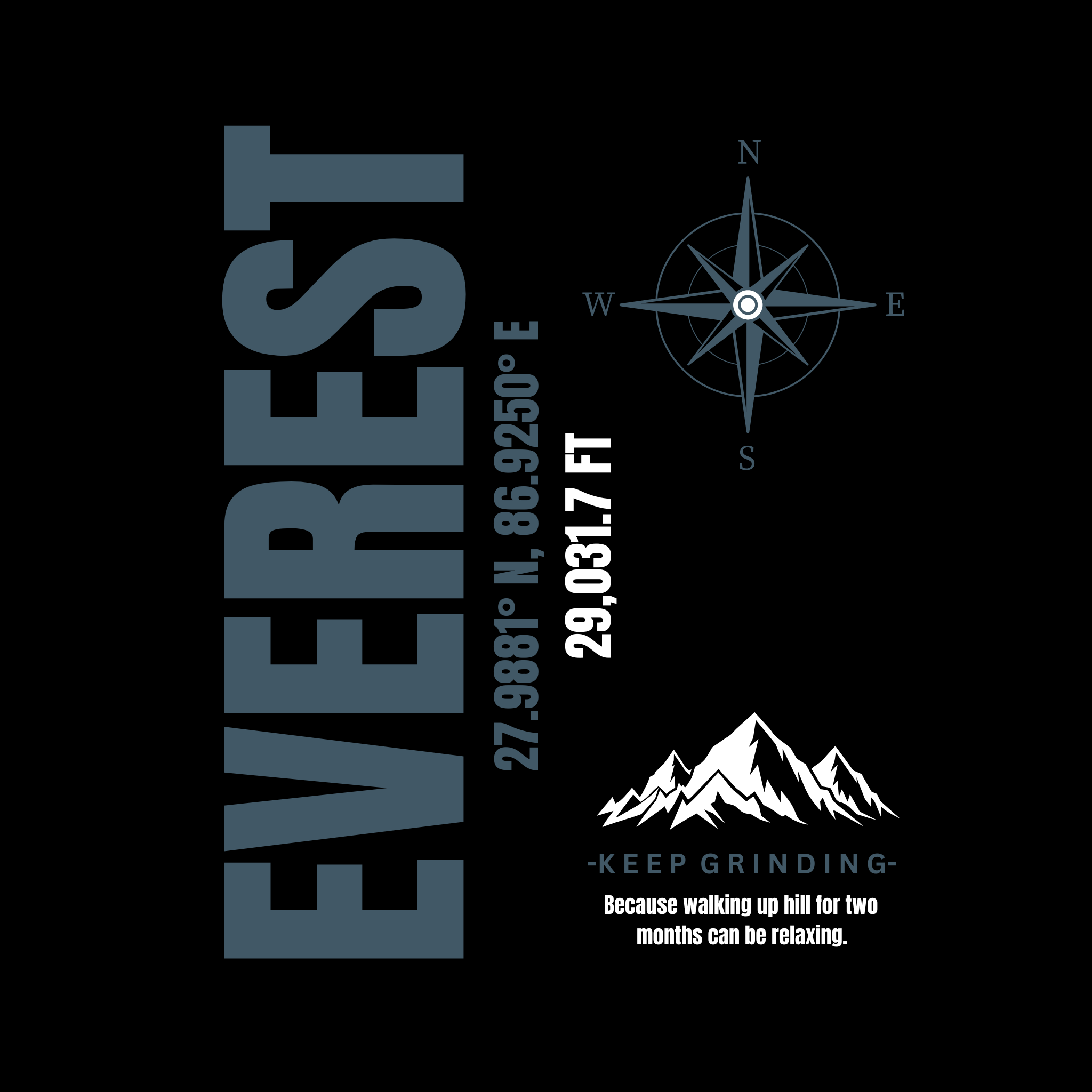 Mt Everest Hoodie — Camp Naked Clothing Co. product thumbnail image