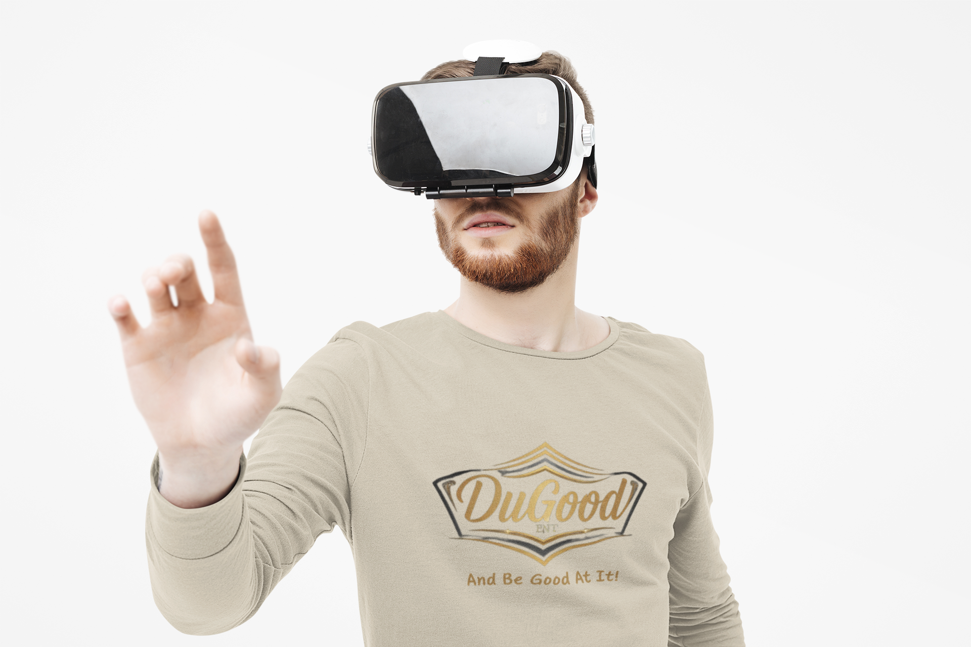 DuGood Crewneck Sweatshirt – 'DuGood And Be Good At It' Cozy Inspirational Pullover product thumbnail image