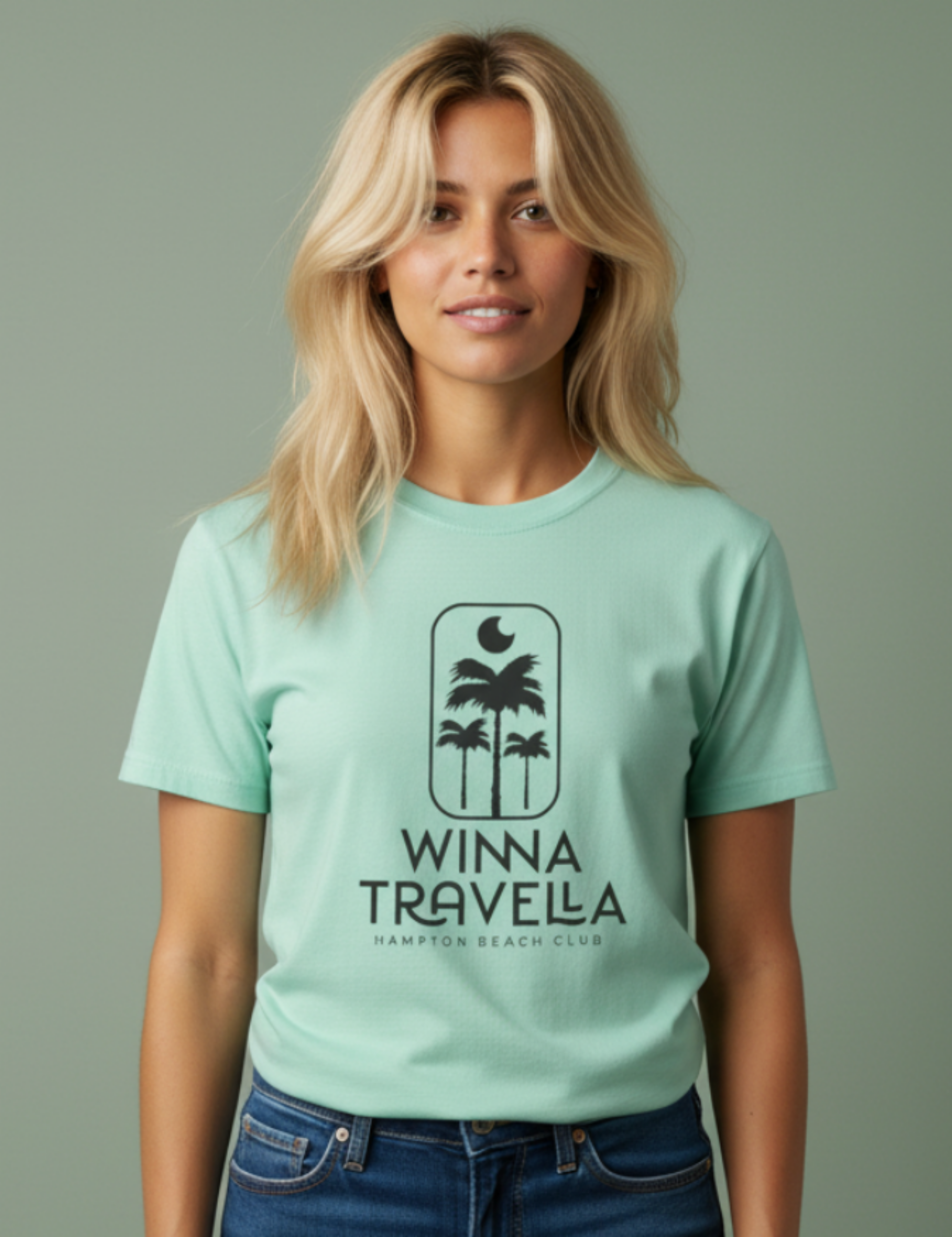 Winna Travella Hampton Beach Resort Wear - Comfort Colors Relaxed Fit T-Shirt