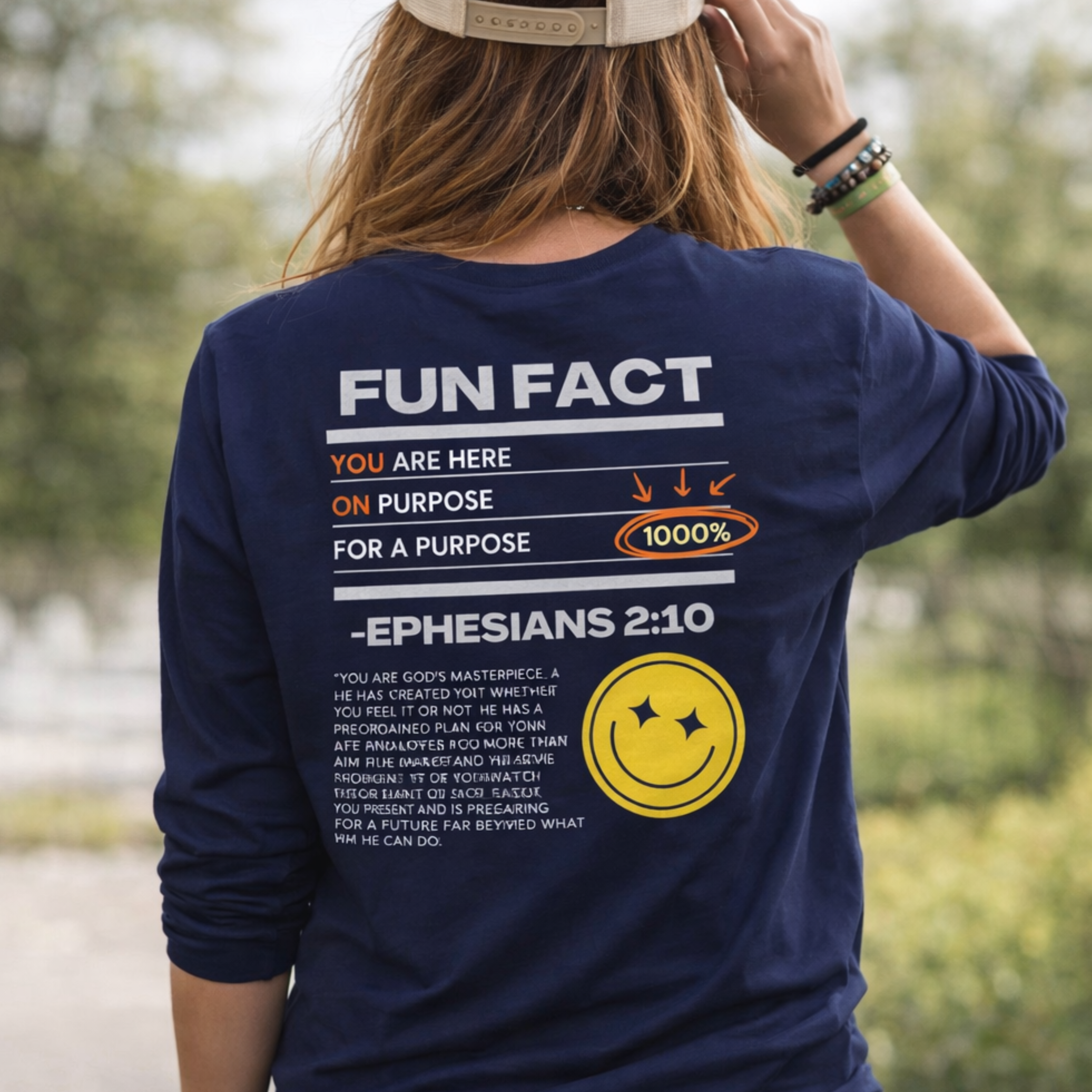 'Fun Fact' Long Sleeve Tee product thumbnail image 'Fun Fact' Long Sleeve Tee product thumbnail image