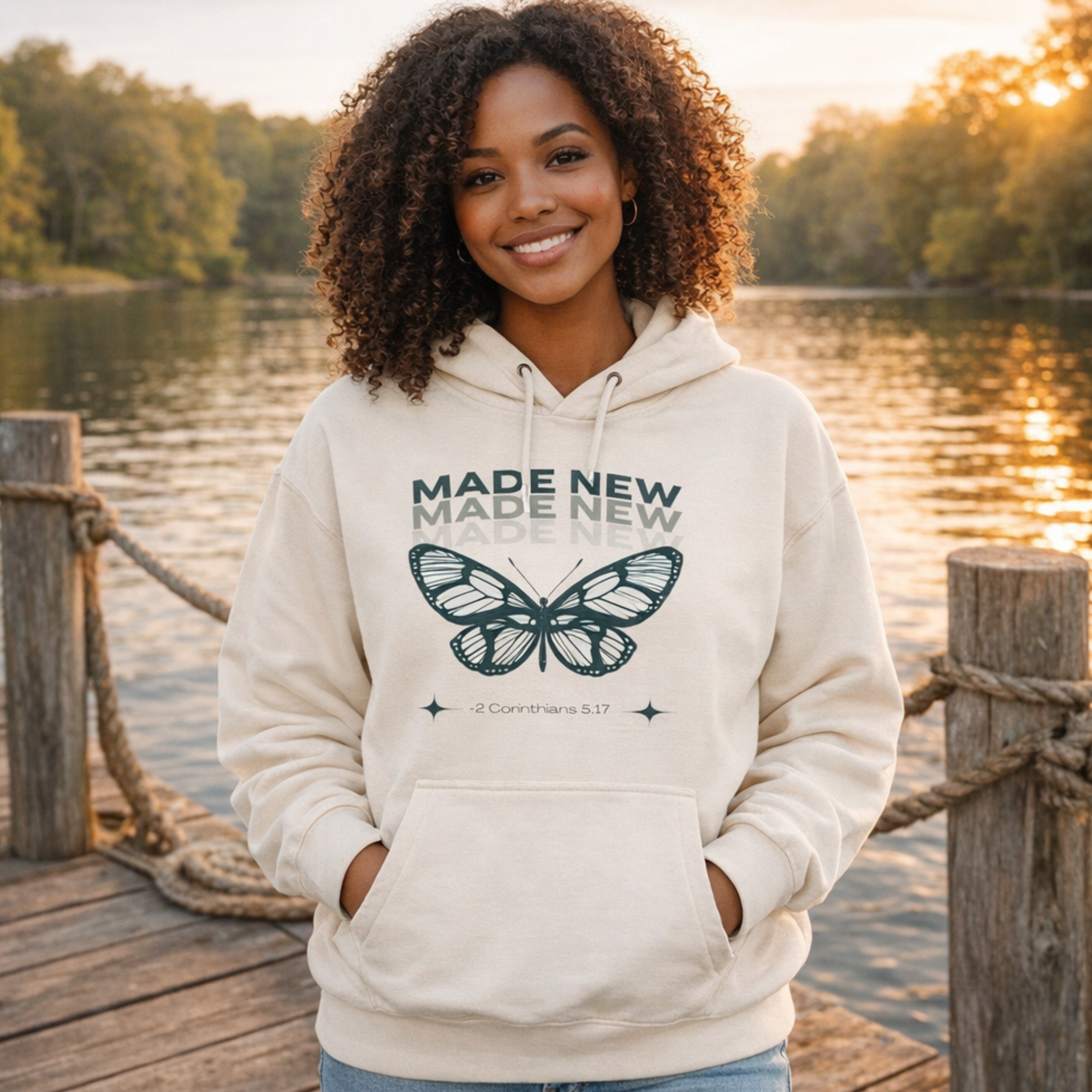 'Made New' Midweight Hoodie product thumbnail image 'Made New' Midweight Hoodie product thumbnail image
