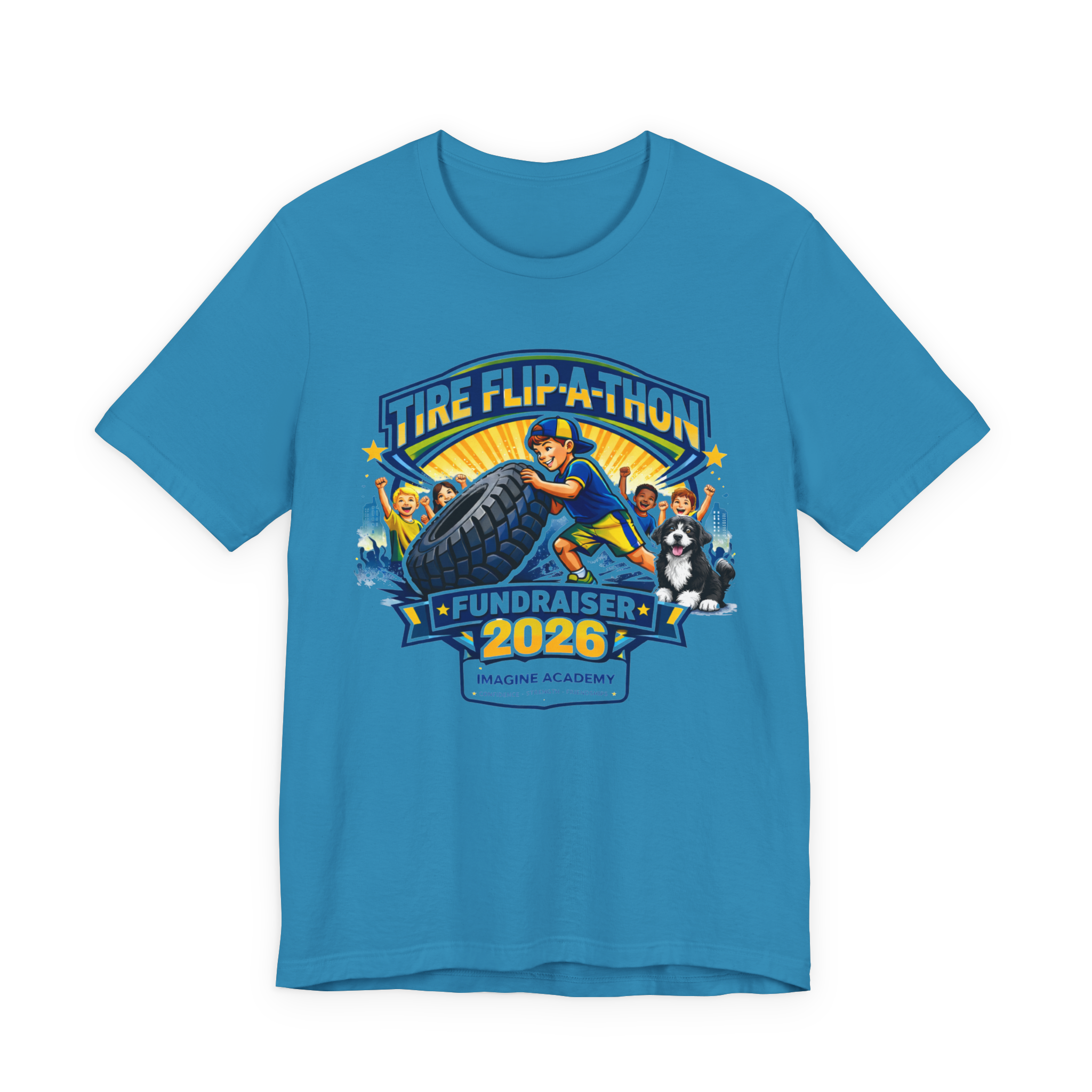 Adult Tire Flip-A-Thon Fundraiser Shirt product thumbnail image