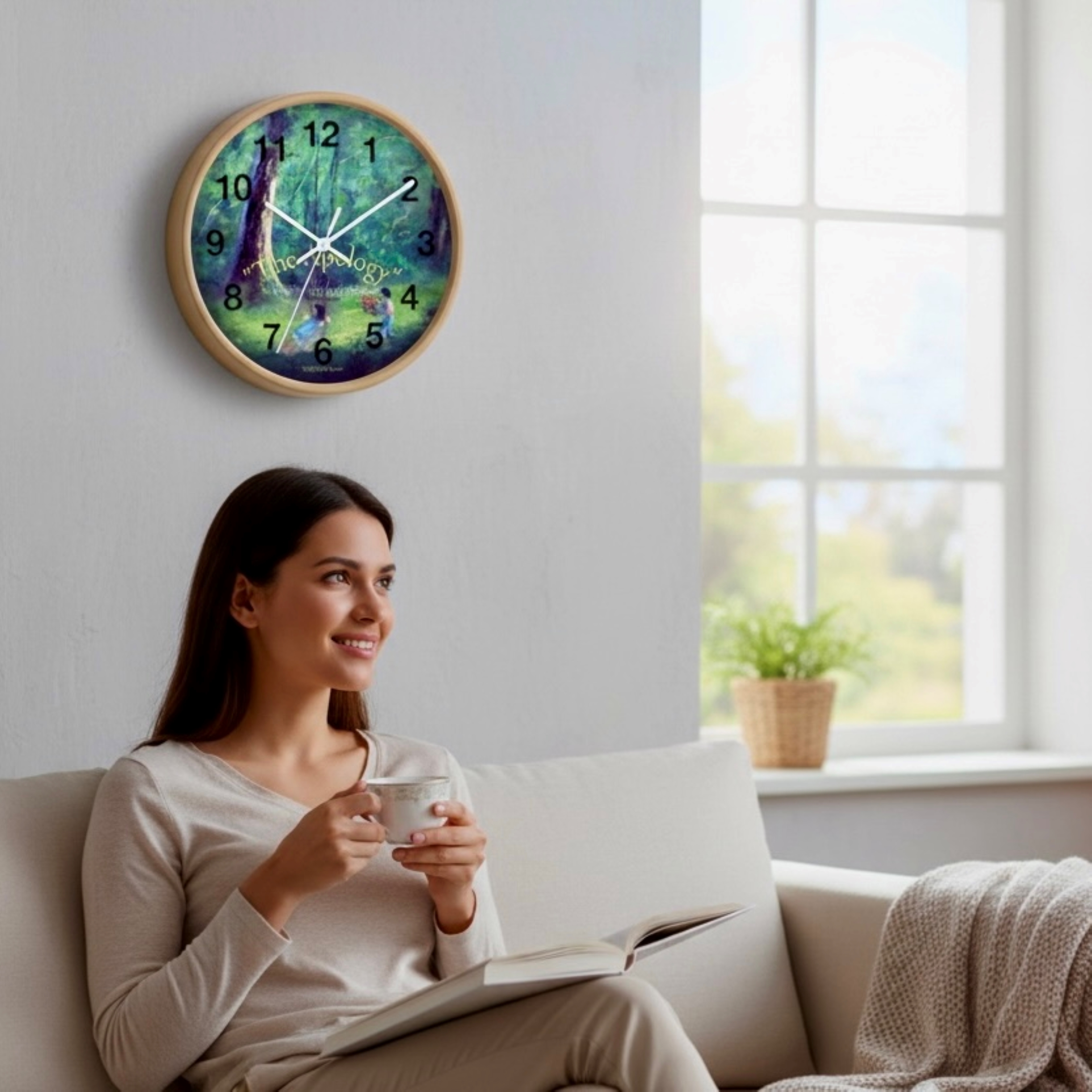 "The Apology" Wall Clock product thumbnail image "The Apology" Wall Clock product thumbnail image