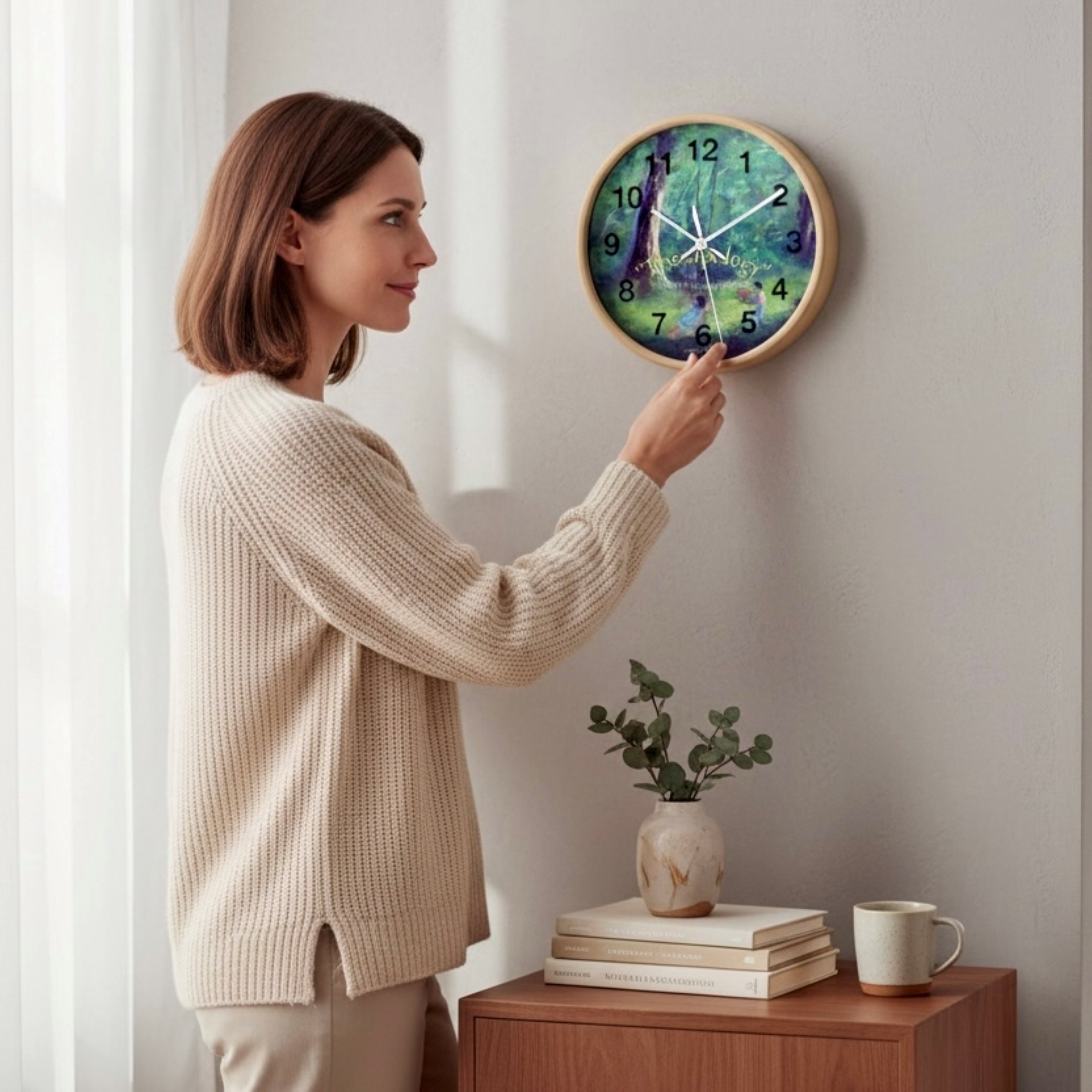 "The Apology" Wall Clock product thumbnail image "The Apology" Wall Clock product thumbnail image