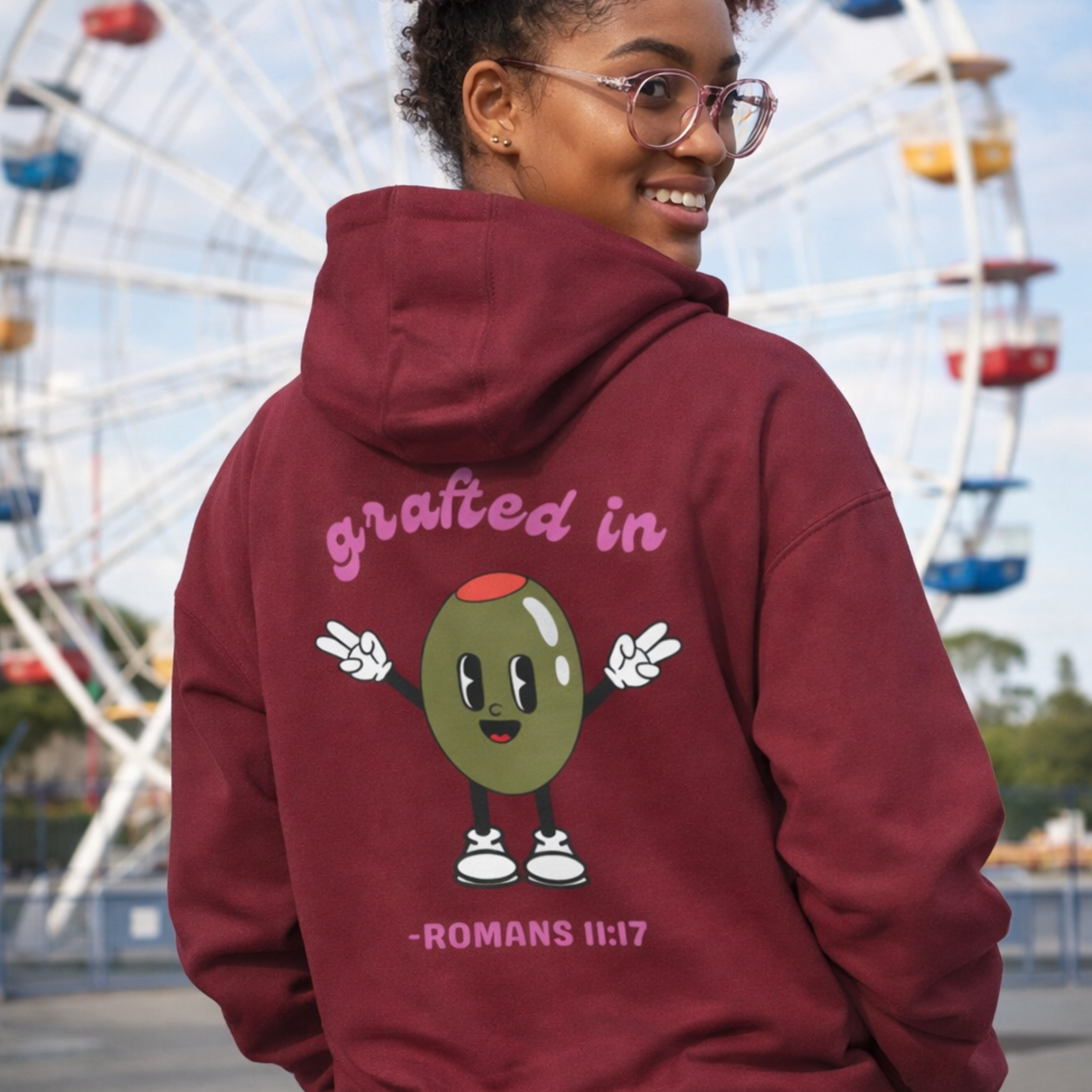 'Grafted In' Midweight Hoodie product thumbnail image
