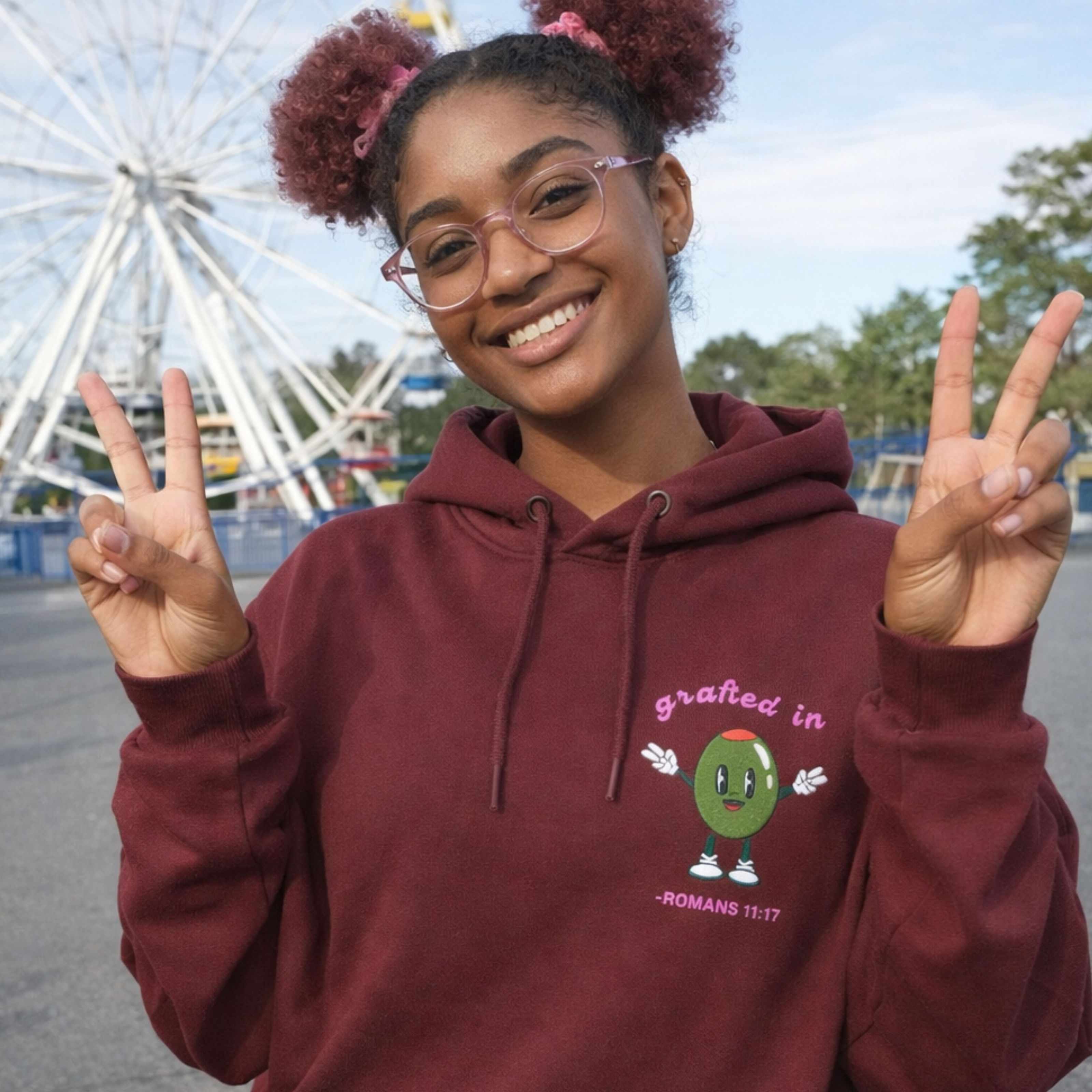 'Grafted In' Midweight Hoodie product thumbnail image