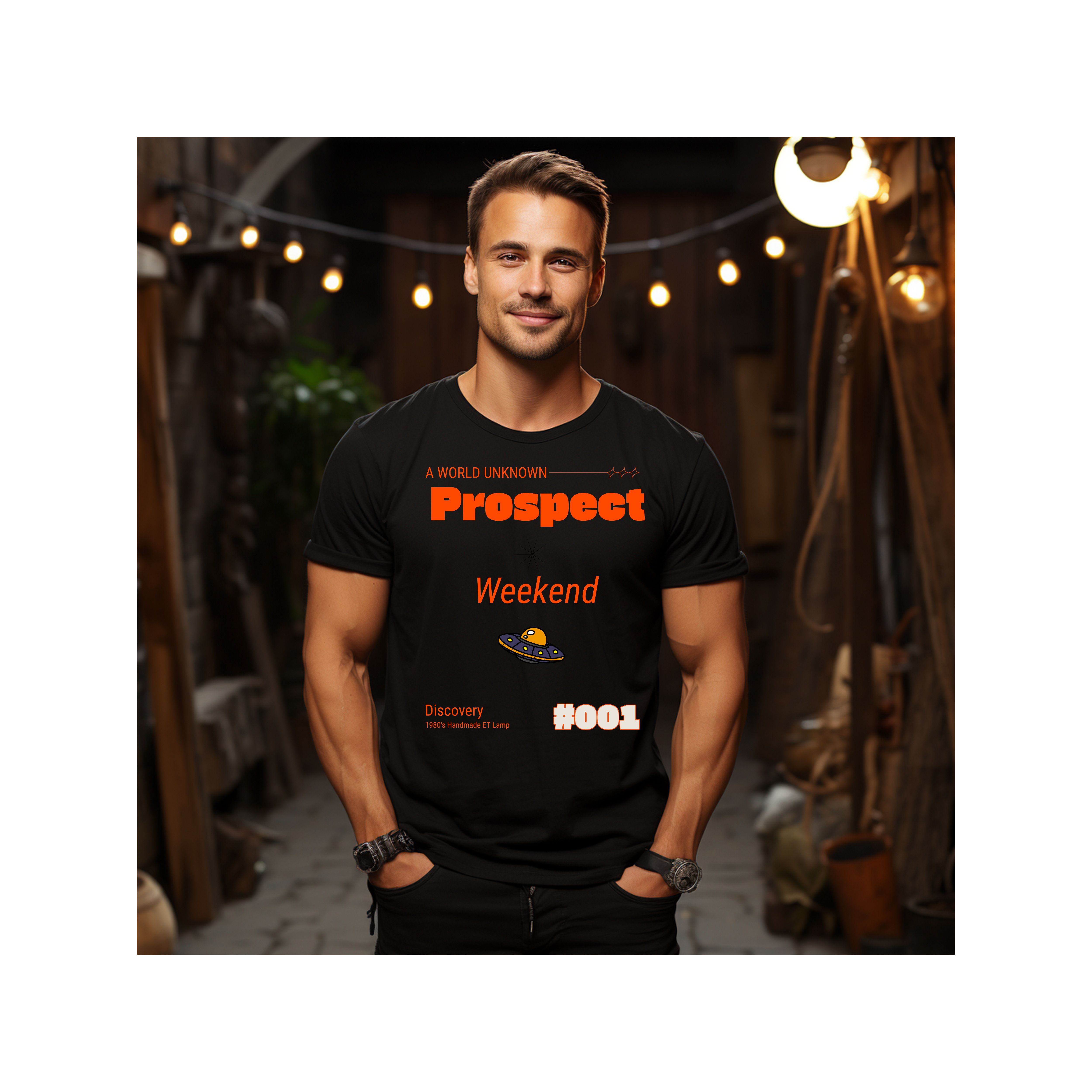 Prospect Weekend UFO Graphic T-Shirt-For Those Searching For Great Treasures On The Weekends! product thumbnail image Prospect Weekend UFO Graphic T-Shirt-For Those Searching For Great Treasures On The Weekends! product thumbnail image