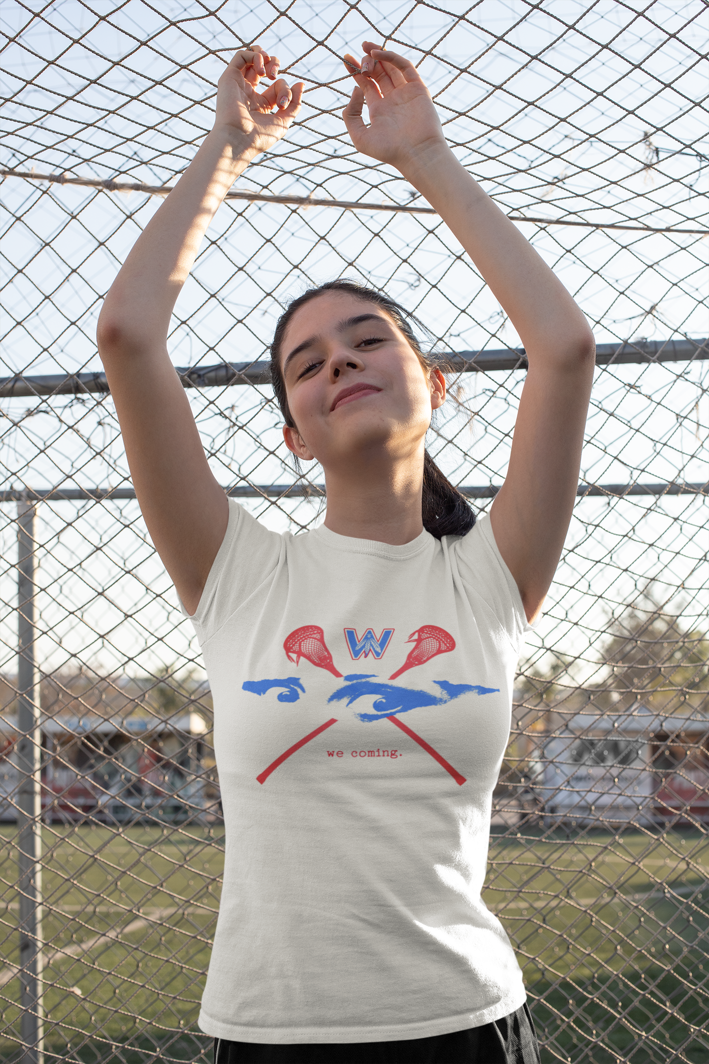We Coming Winna Lacrosse Soft Women's Tee Shirt product thumbnail image