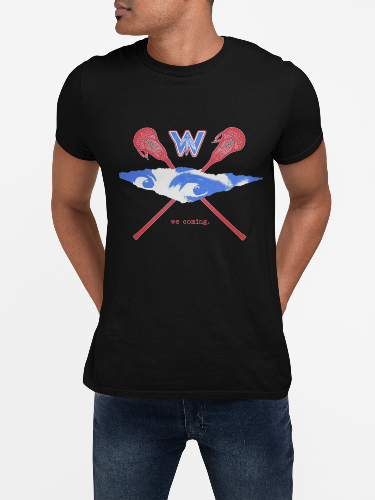 We Coming Winna Lacrosse Soft Women's Tee Shirt product thumbnail image We Coming Winna Lacrosse Soft Women's Tee Shirt product thumbnail image