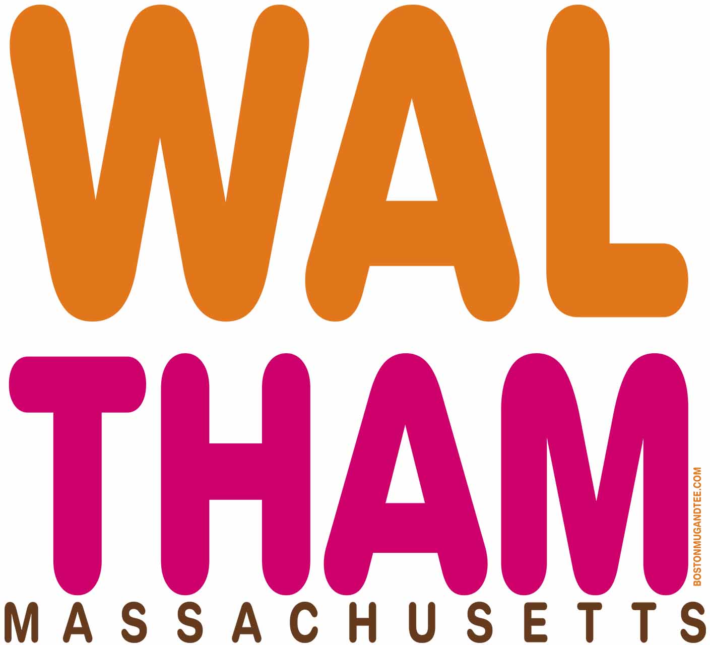 Waltham MA 15oz Ceramic Mug - Bold Hometown Design - FREE SHIPPING. product thumbnail image Waltham MA 15oz Ceramic Mug - Bold Hometown Design - FREE SHIPPING. product thumbnail image