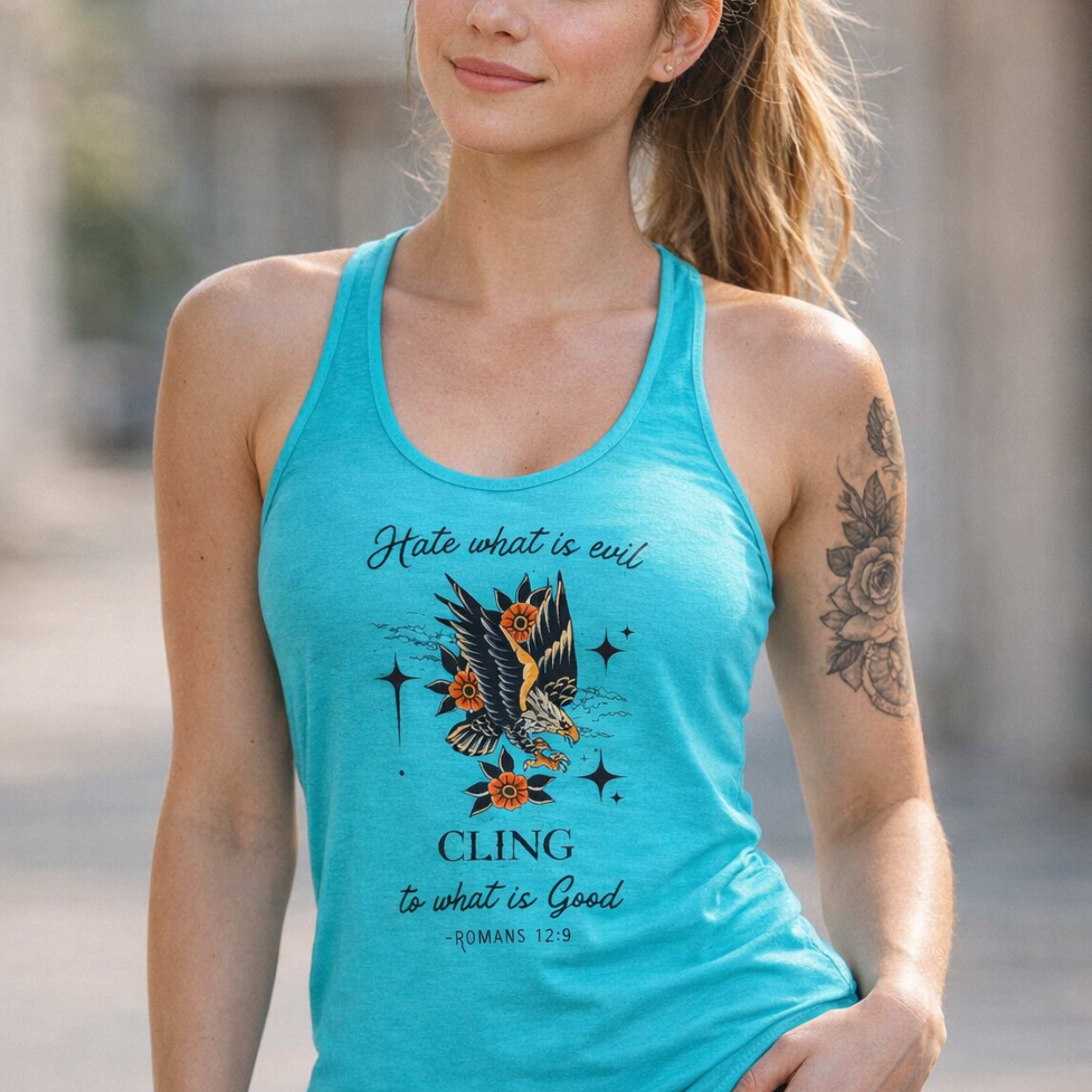 'Cling To Good' Racerback Tank product thumbnail image