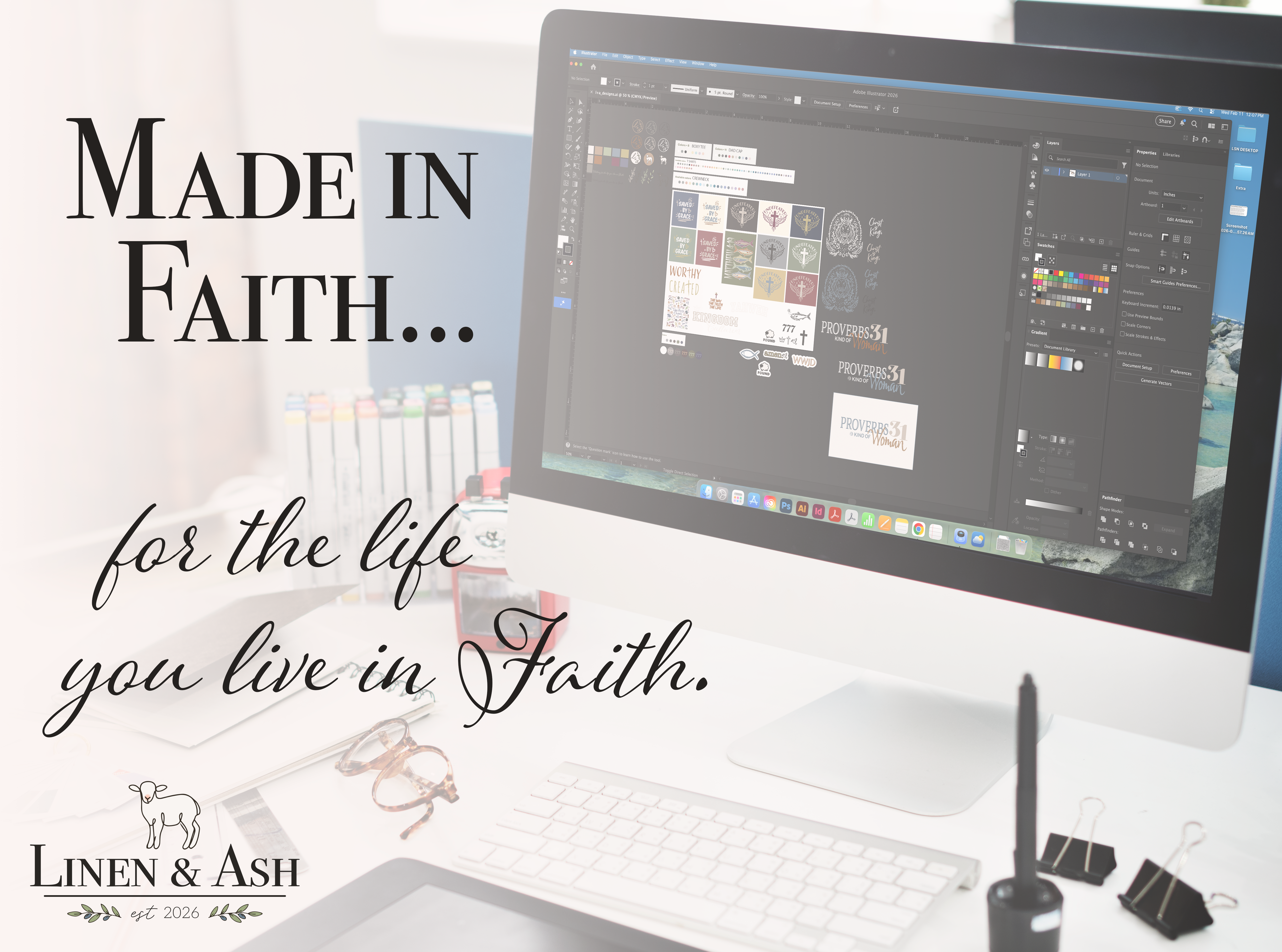 Matthew 5:14 Be the Light Christian Faith Sticker product thumbnail image