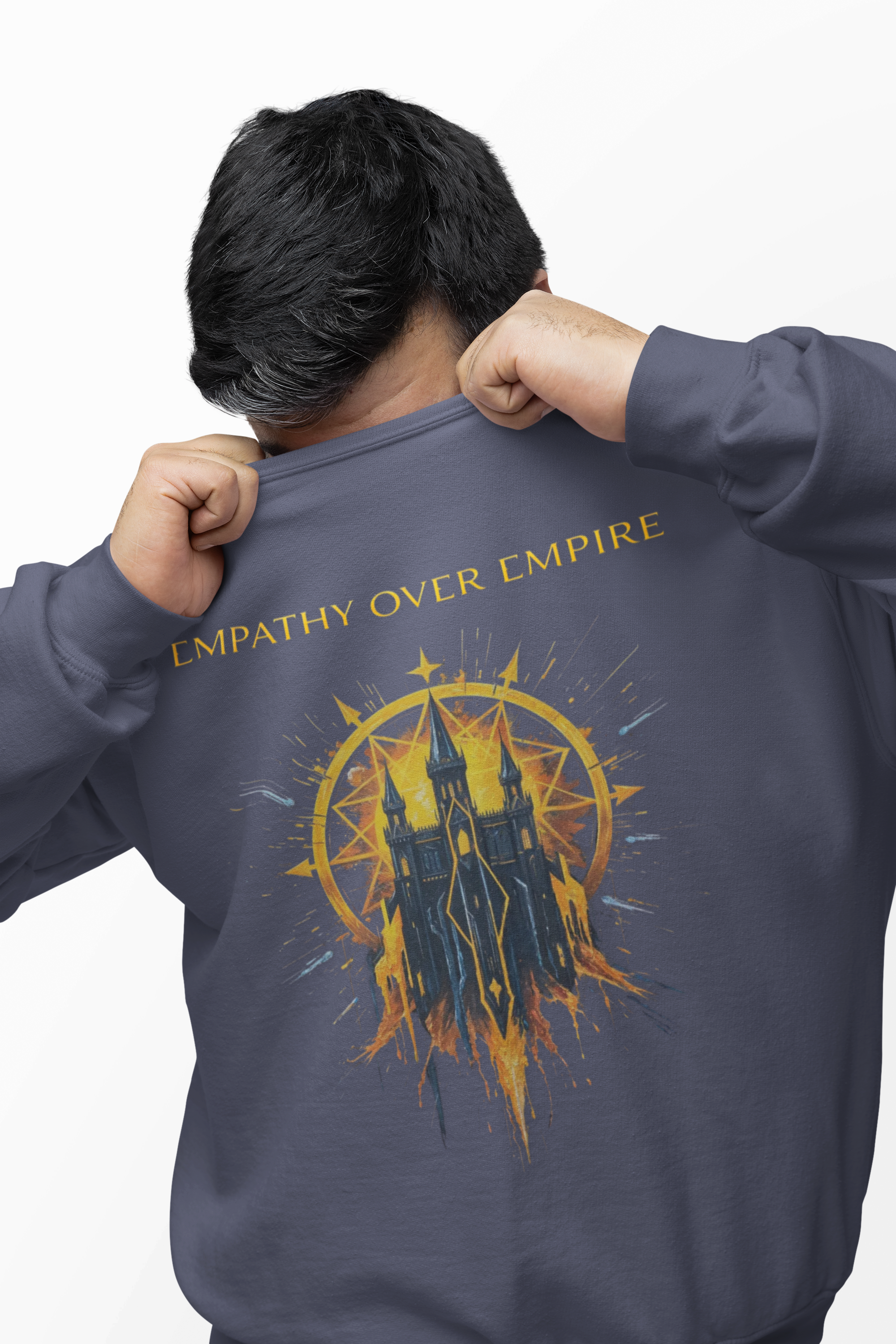 Sweatshirt — "Empathy Over Empire" Graphic Crewneck product thumbnail image