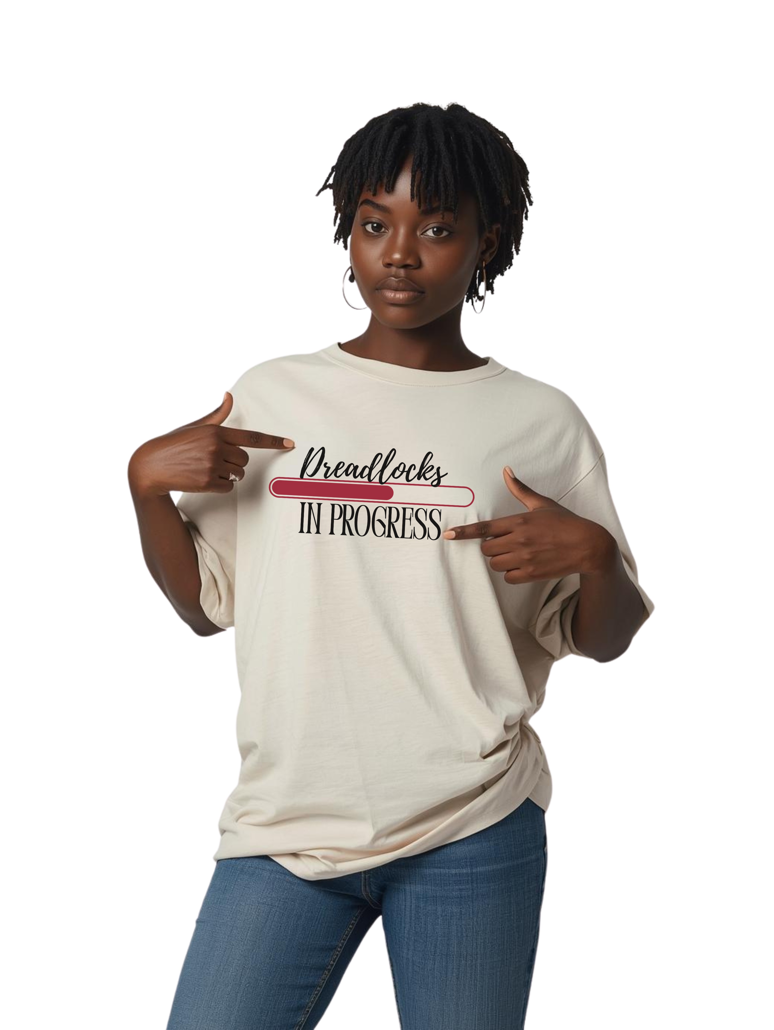 Dreadlock Appreciation Graphic Tee “Dreadlocks in Progress” Soft Gildan Tshirt