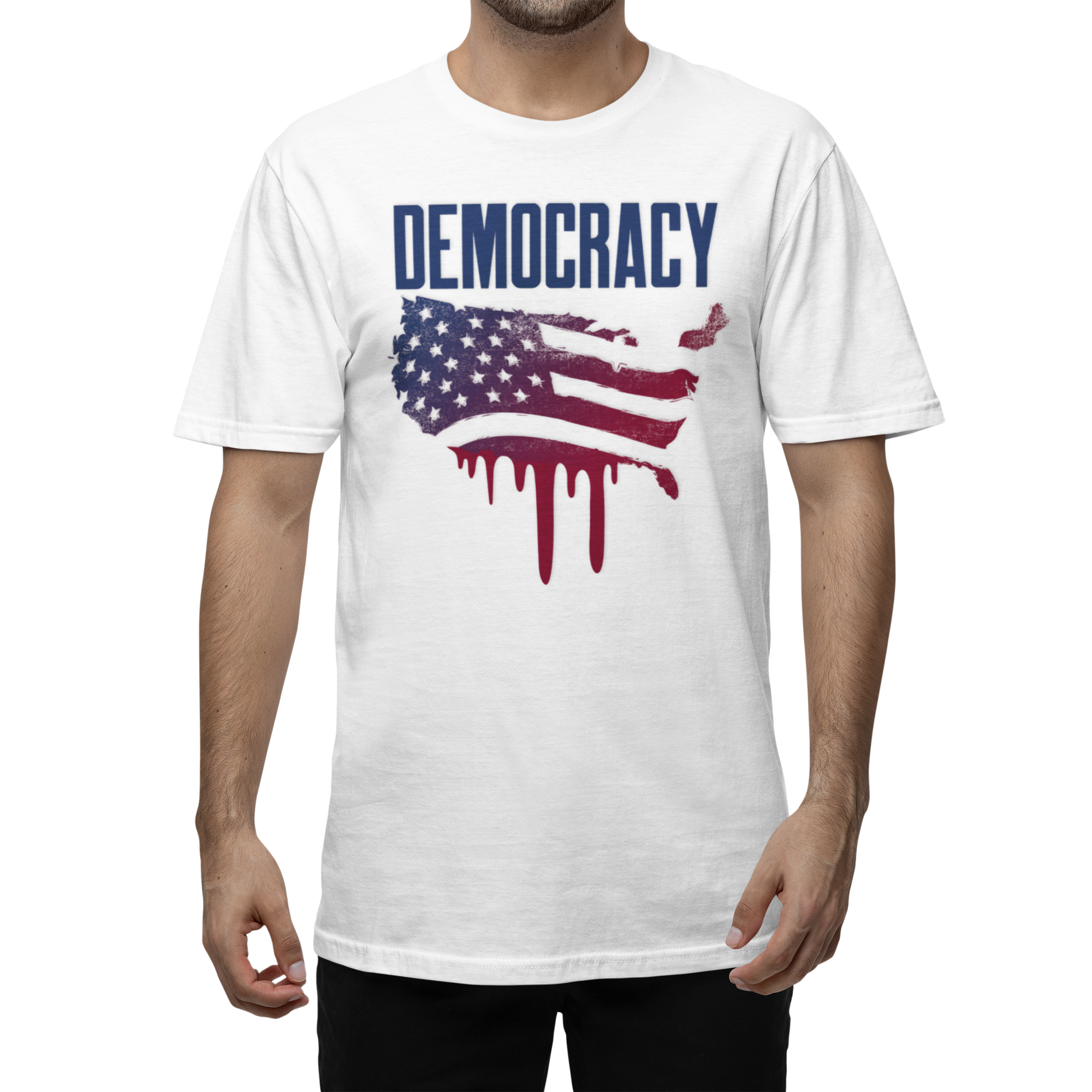 Democracy USA Unisex Heavy Cotton Tee product thumbnail image