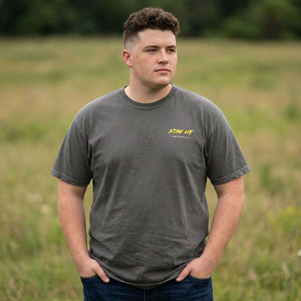 Stay Lit™ – City on a Hill | 100% ring-spun cotton Heavyweight product thumbnail image Stay Lit™ – City on a Hill | 100% ring-spun cotton Heavyweight product thumbnail image