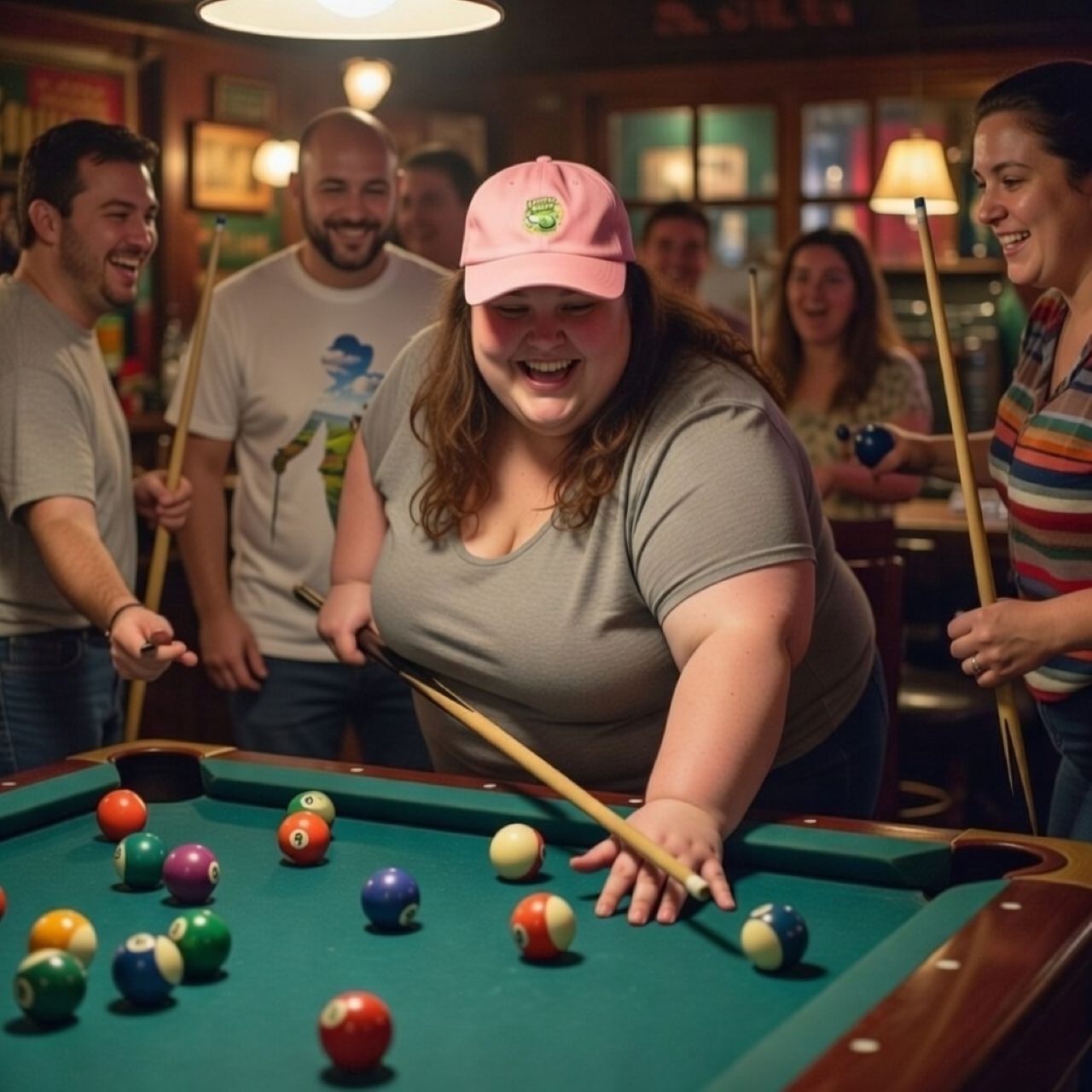 Lucky Shot Hat – Retro Pool Hall Cap