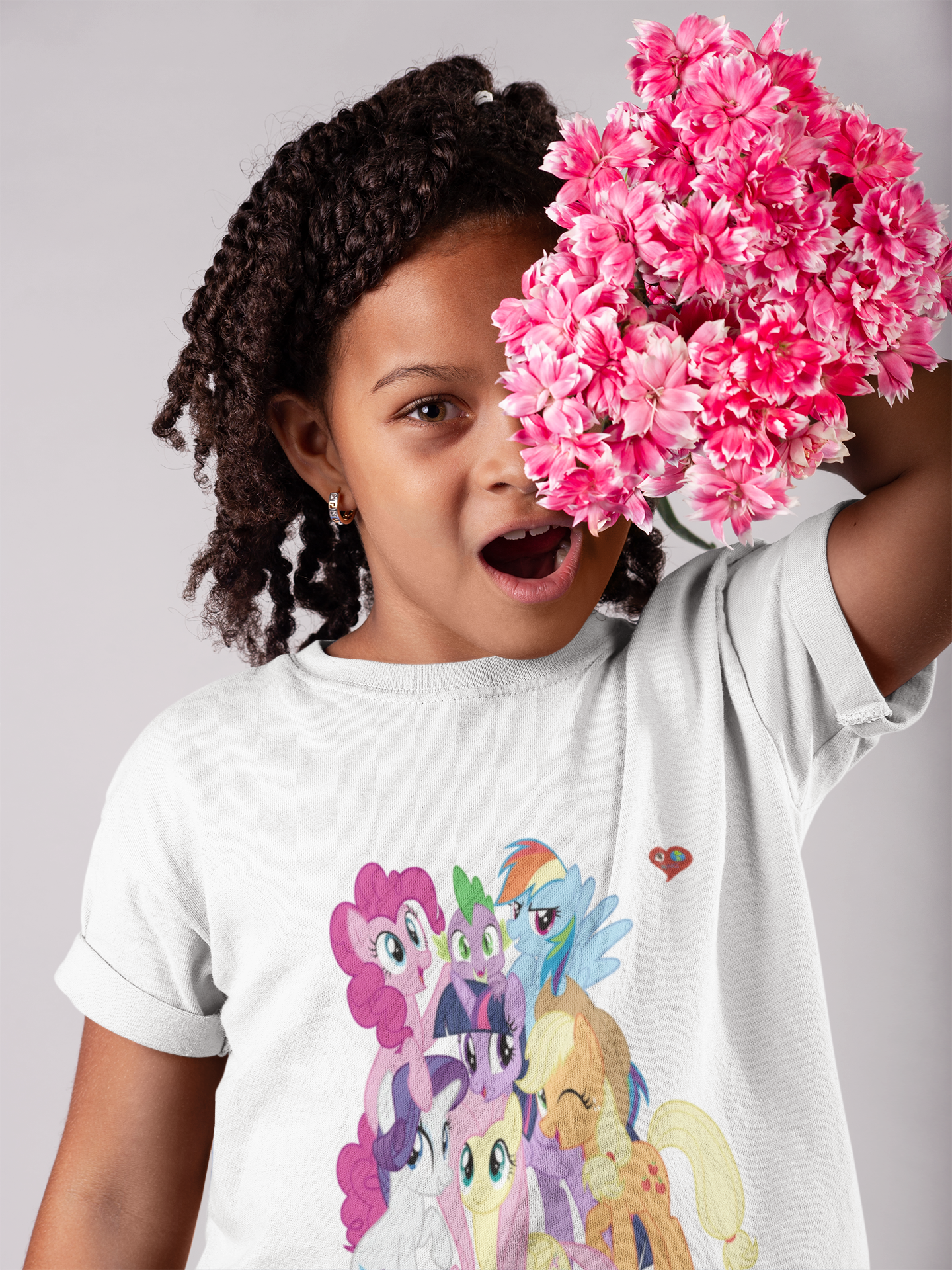 Kids Tee — Colorful Cartoon Ponies Friendship Graphic product thumbnail image Kids Tee — Colorful Cartoon Ponies Friendship Graphic product thumbnail image