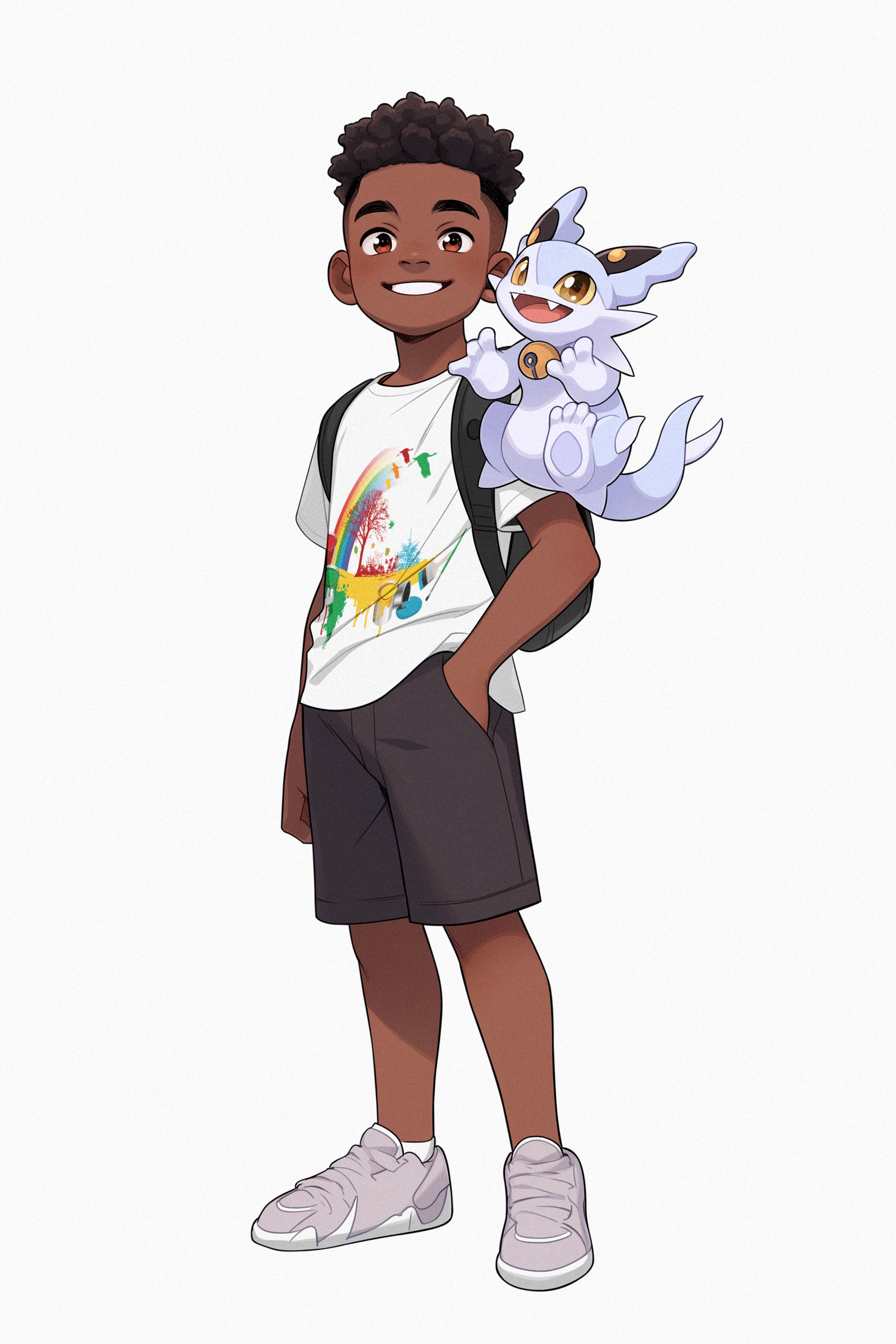 Kids T‑Shirt — Colorful Rainbow Paint Drip Design product thumbnail image Kids T‑Shirt — Colorful Rainbow Paint Drip Design product thumbnail image