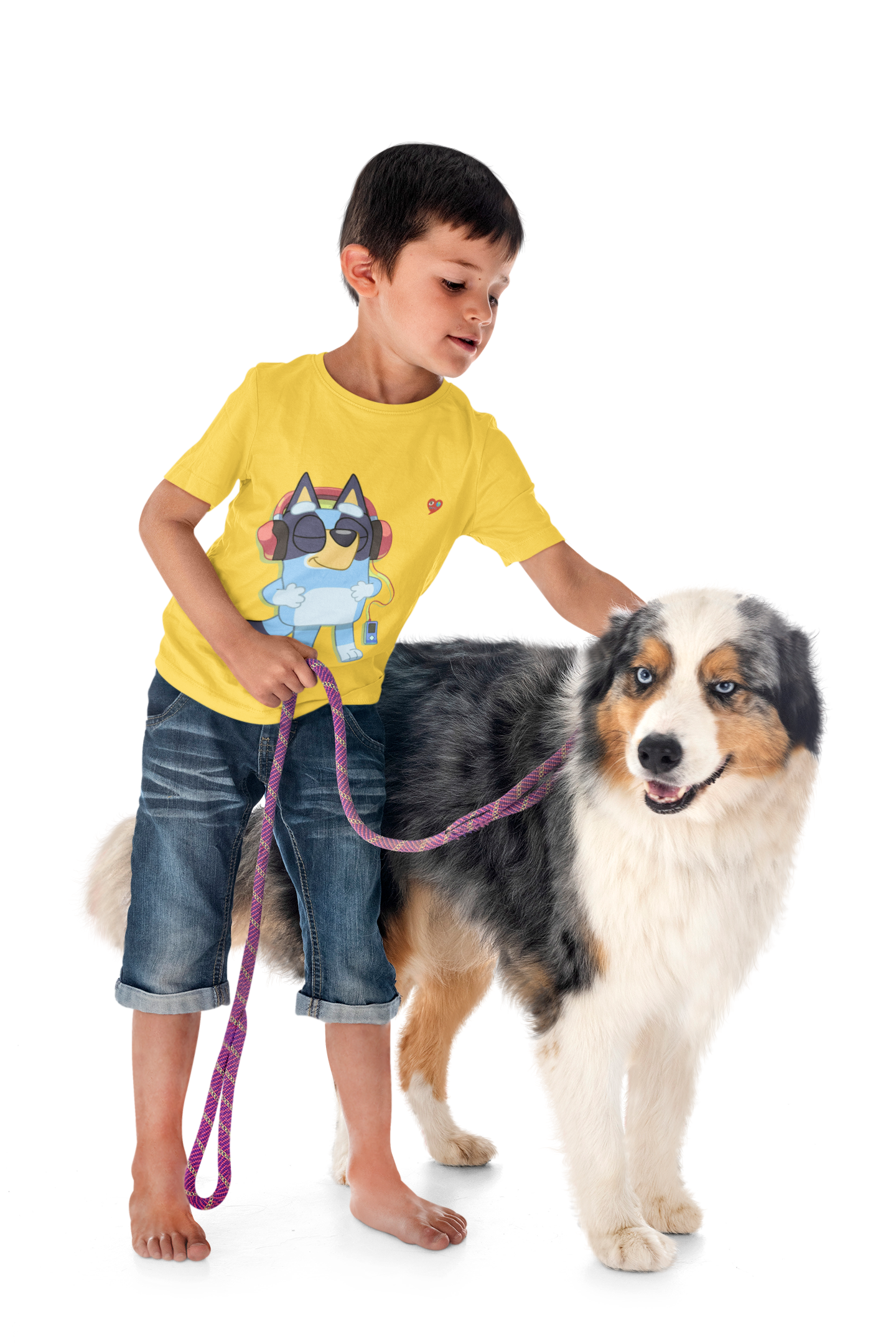 Kids Graphic Tee — Cute Cat DJ Wearing Headphones & ‘Heart’ Design product thumbnail image Kids Graphic Tee — Cute Cat DJ Wearing Headphones & ‘Heart’ Design product thumbnail image