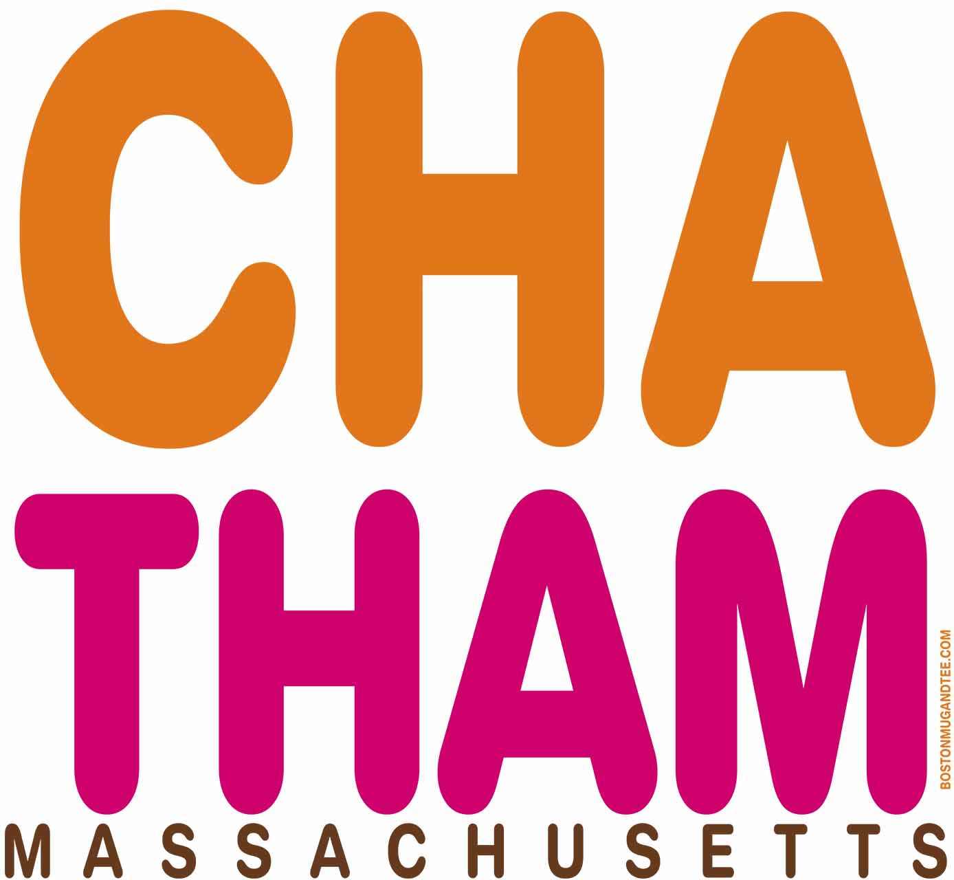 Chatham MA 15oz Ceramic Mug - Bold Hometown Design - FREE SHIPPING. product thumbnail image