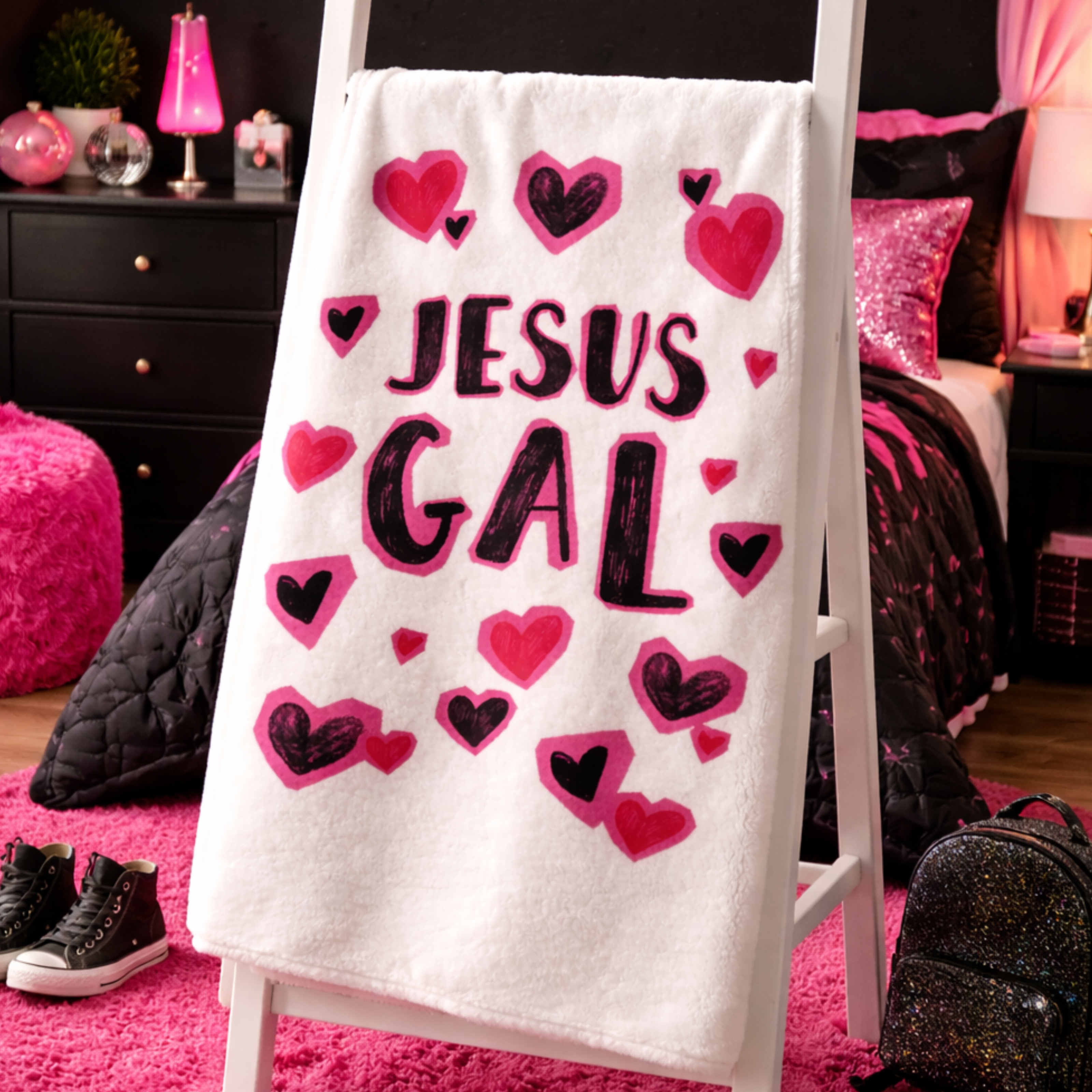 'Jesus Gal' Fleece Throw product thumbnail image