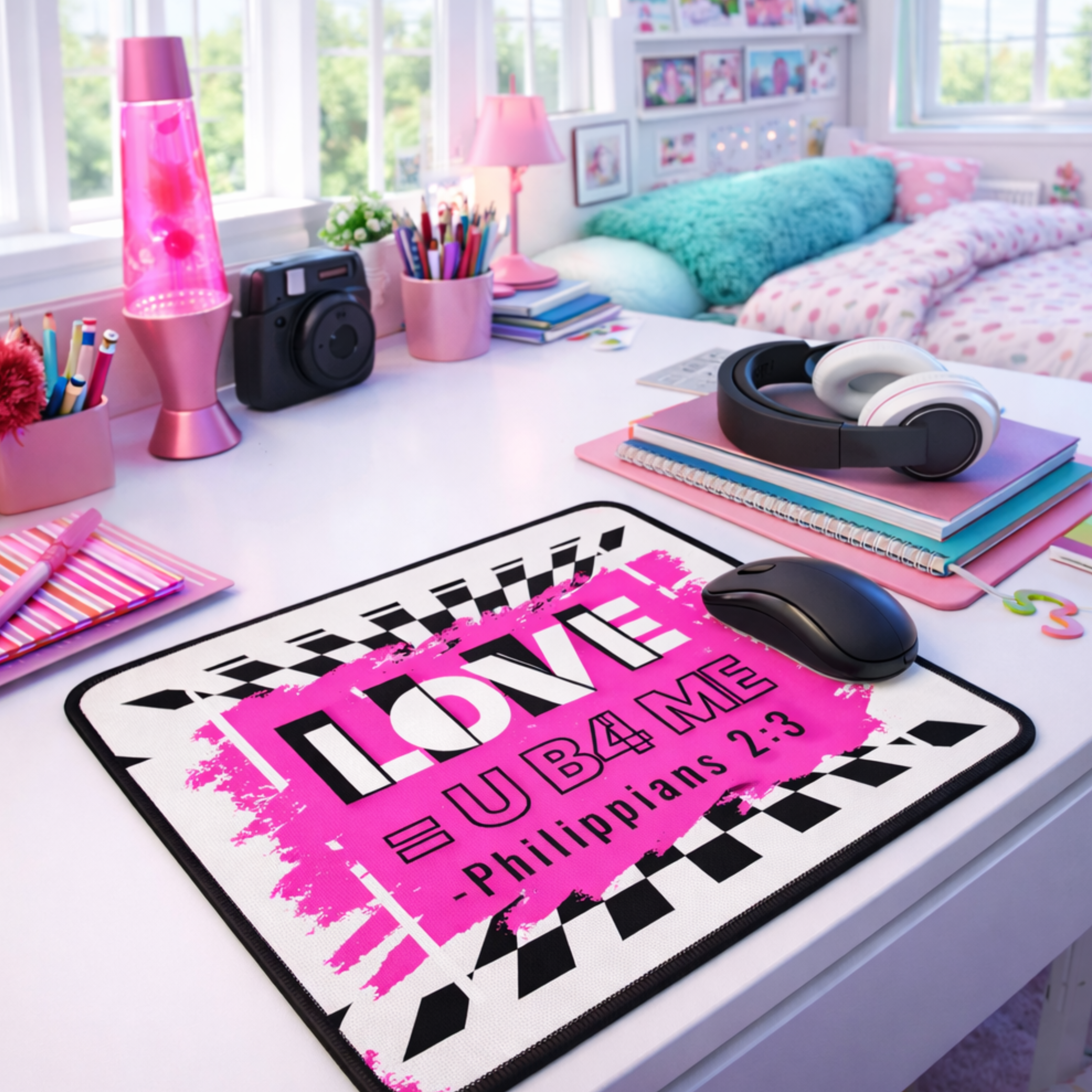 'LOVE = UB4ME' Gaming Mouse Pad product thumbnail image 'LOVE = UB4ME' Gaming Mouse Pad product thumbnail image