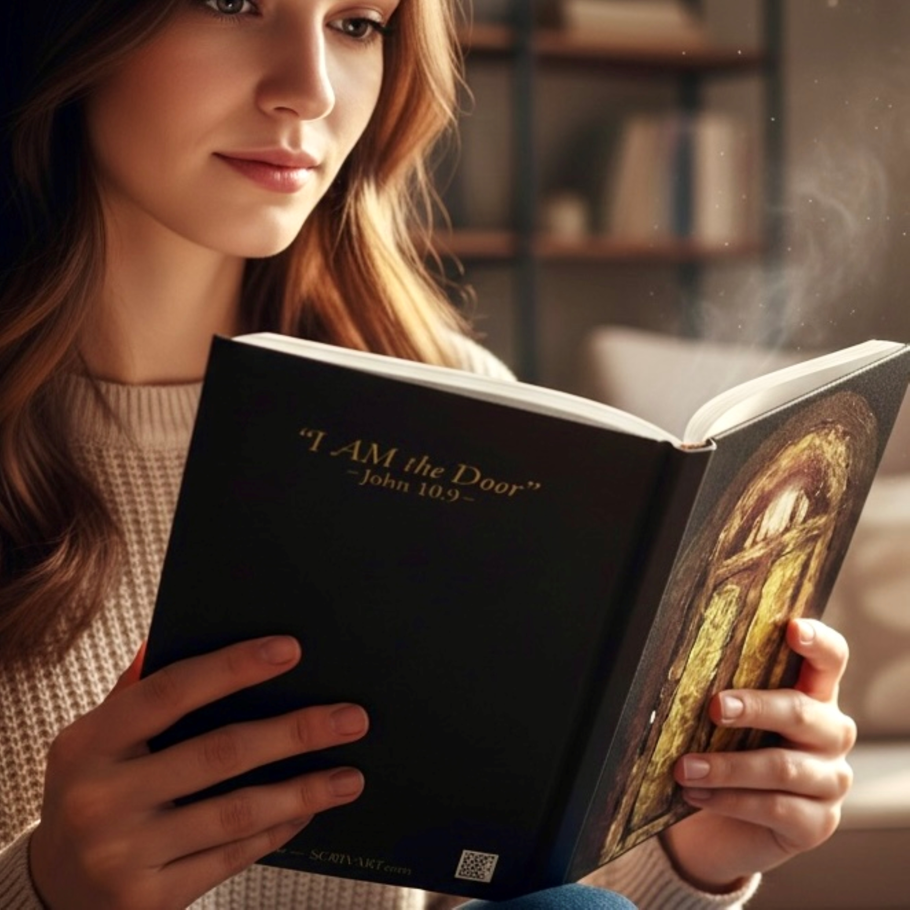 Hardcover Journal — "I Am the Door" Knife Painting product thumbnail image