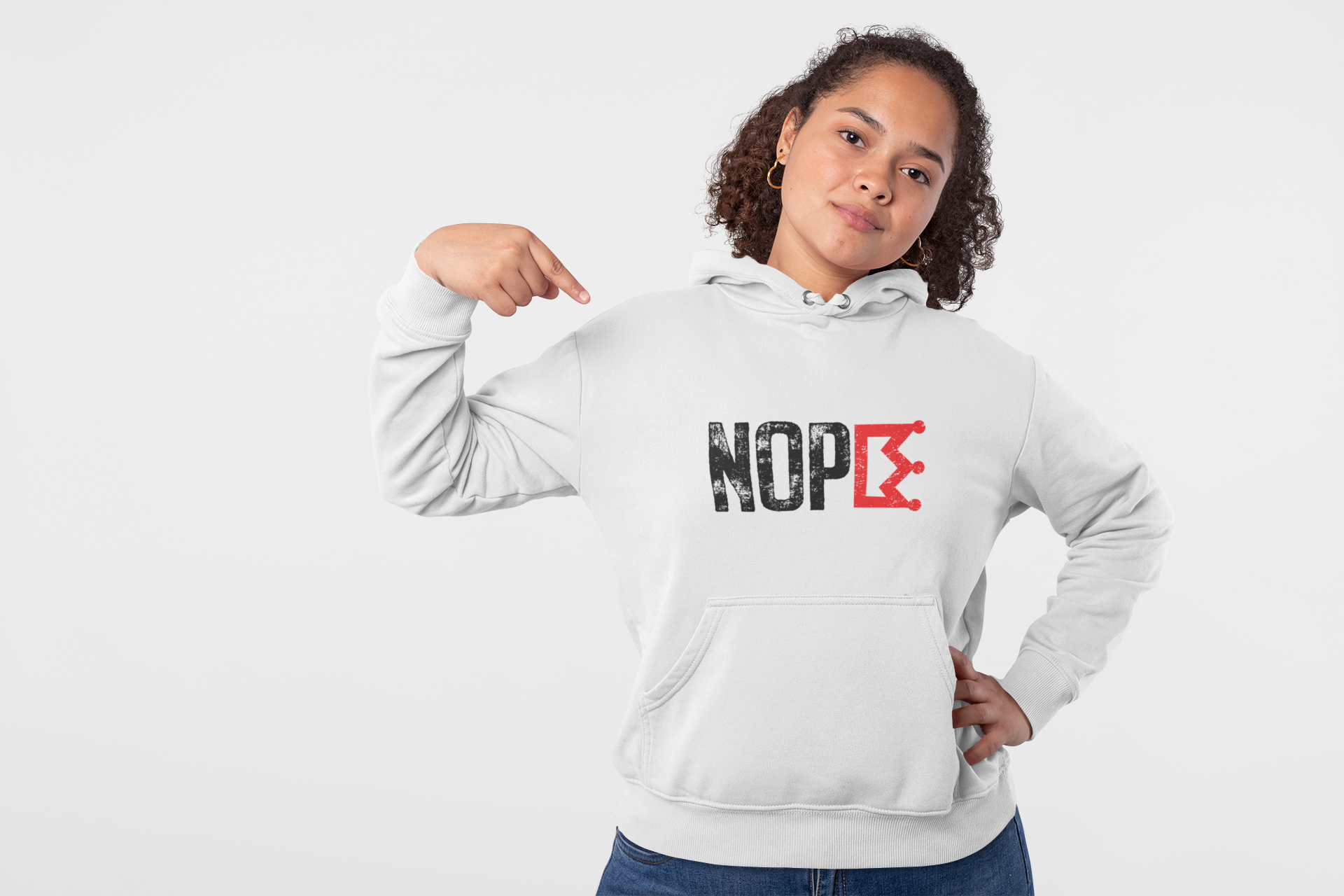 No Kings in America // Distressed Activist Hoodie product thumbnail image