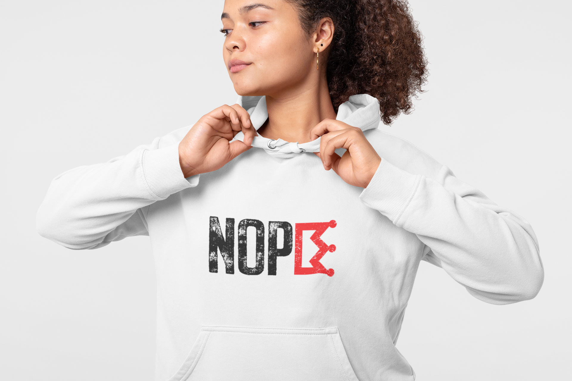 No Kings in America // Distressed Activist Hoodie product thumbnail image