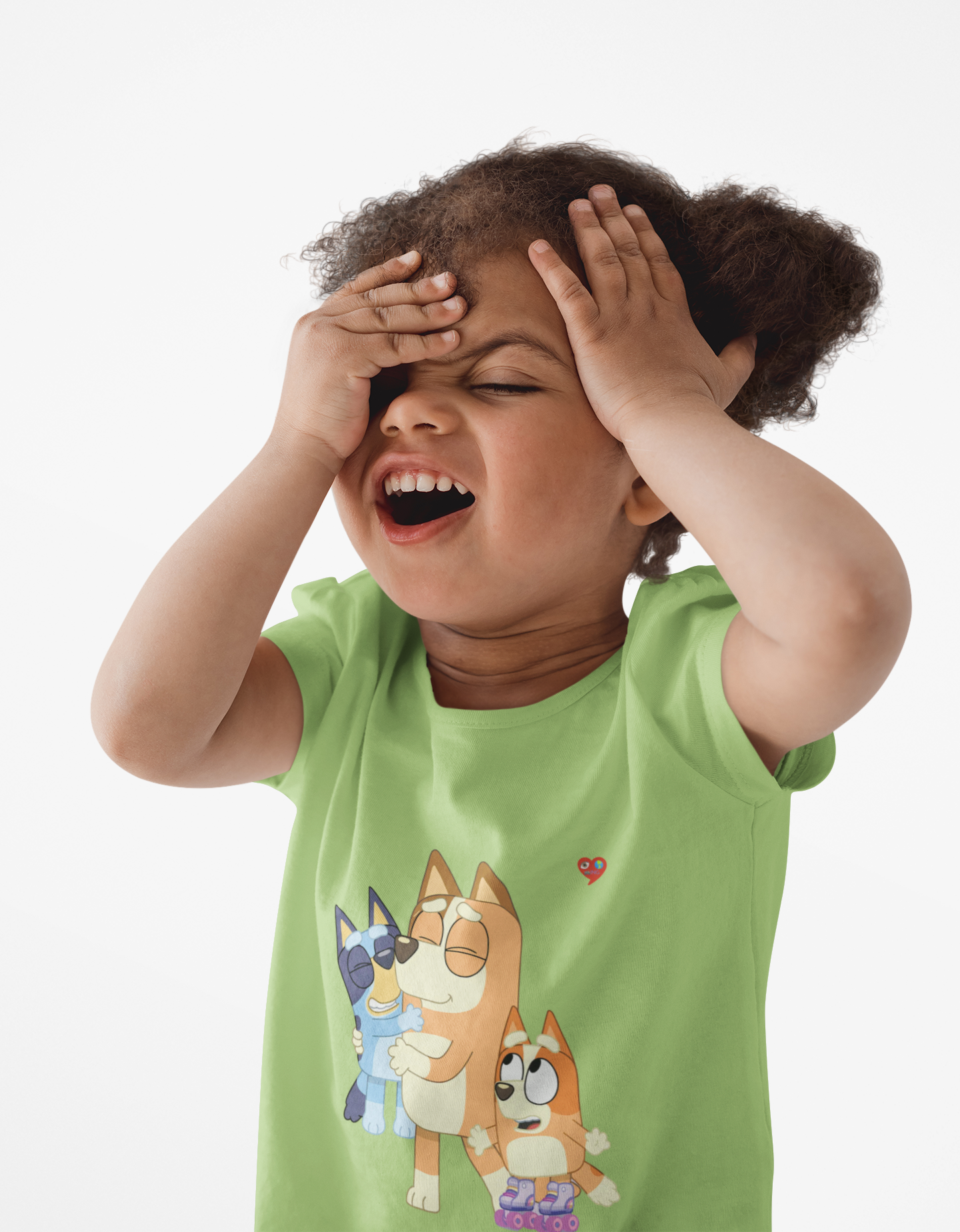 Kids Tee — Cute Bluey Family Hug Design product thumbnail image