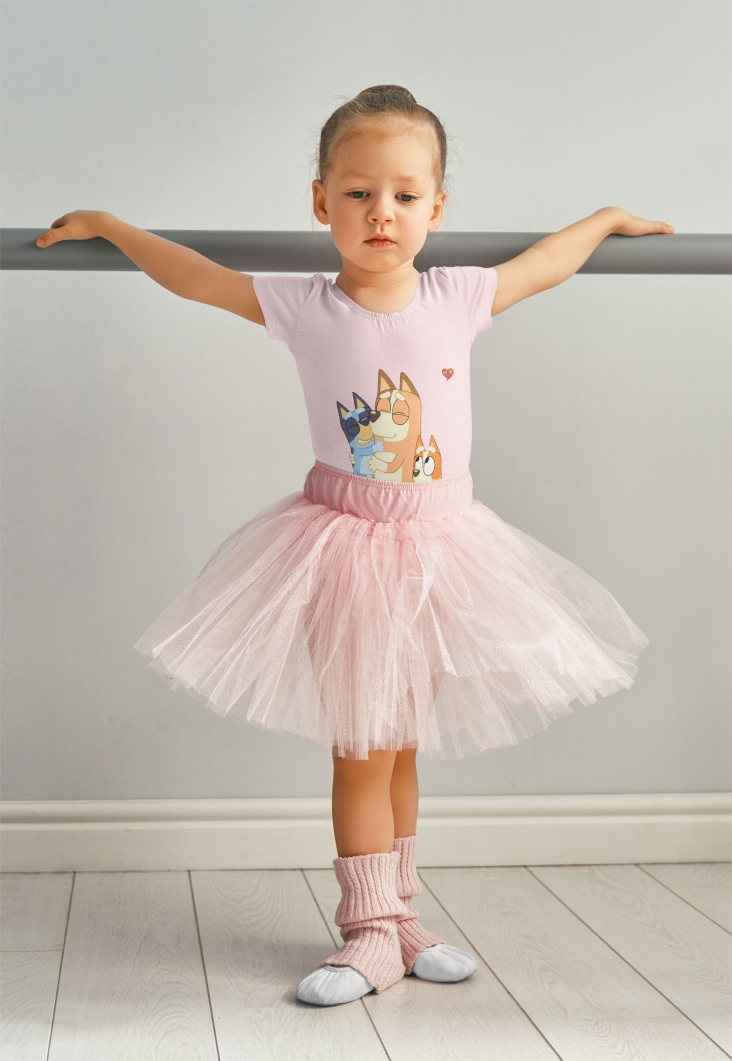 Kids Tee — Cute Bluey Family Hug Design product thumbnail image