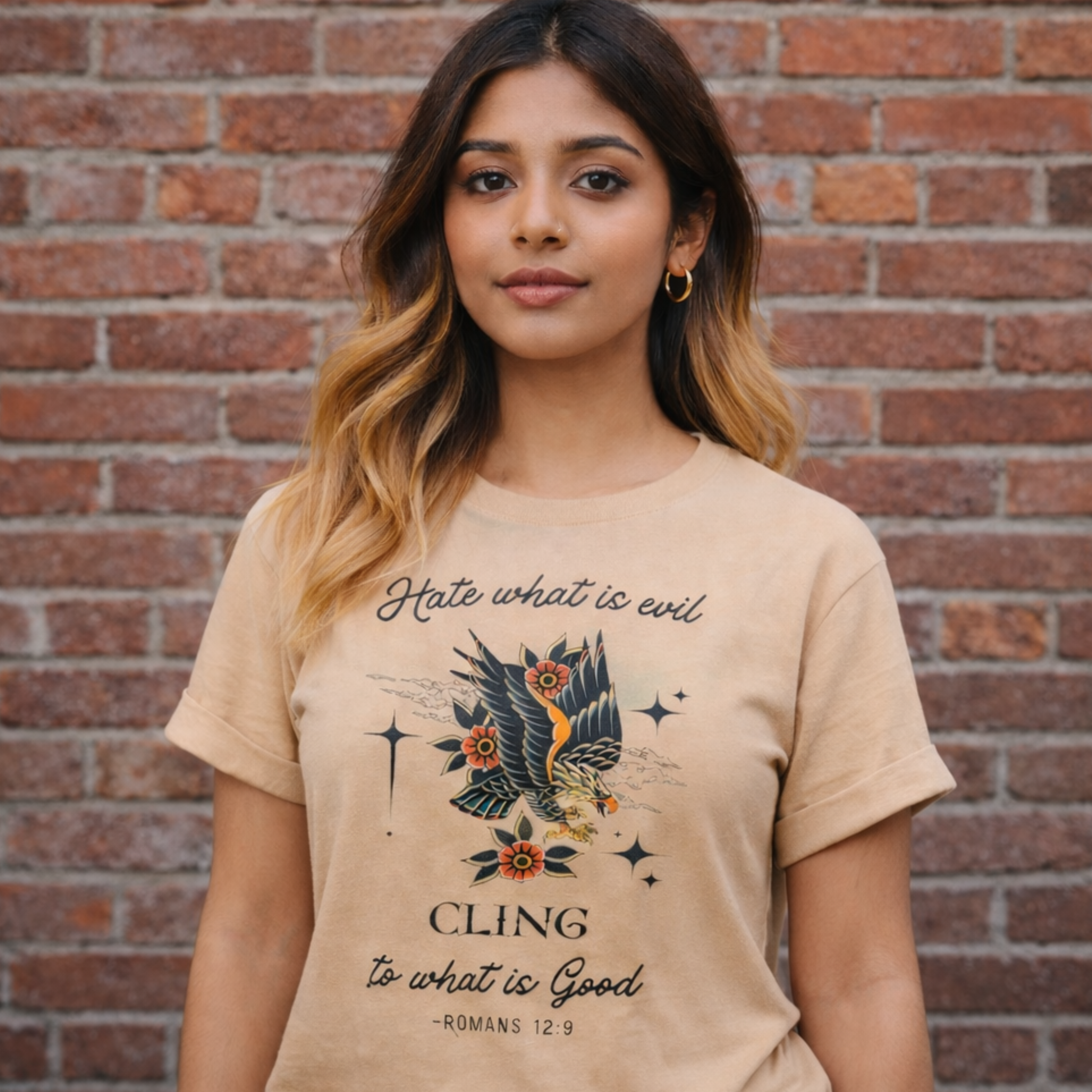 'Cling To Good' Short Sleeve Tee product thumbnail image 'Cling To Good' Short Sleeve Tee product thumbnail image