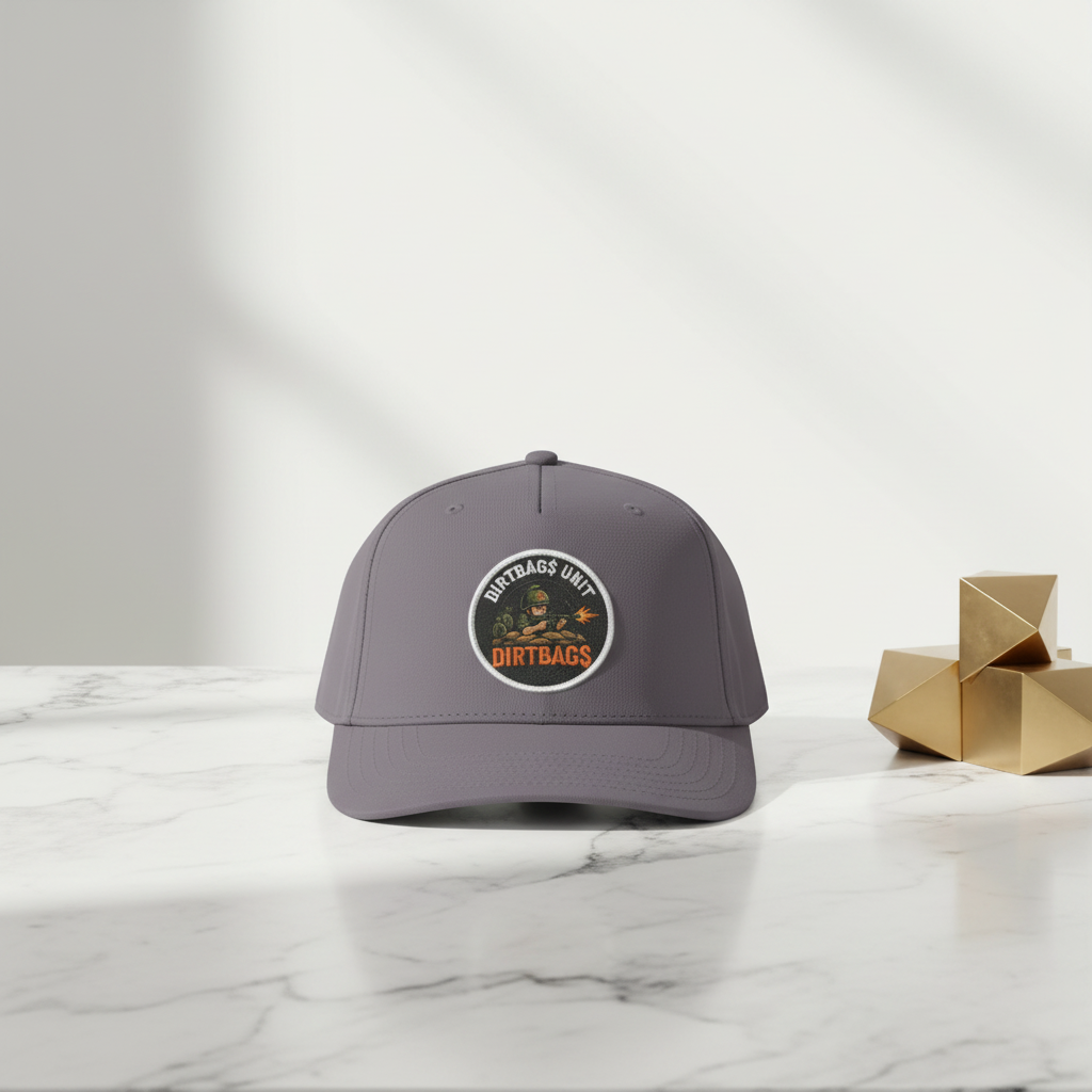 Dirtbags Unit Patch Dirtbags Mid Profile Cap | Military Trucking Logo