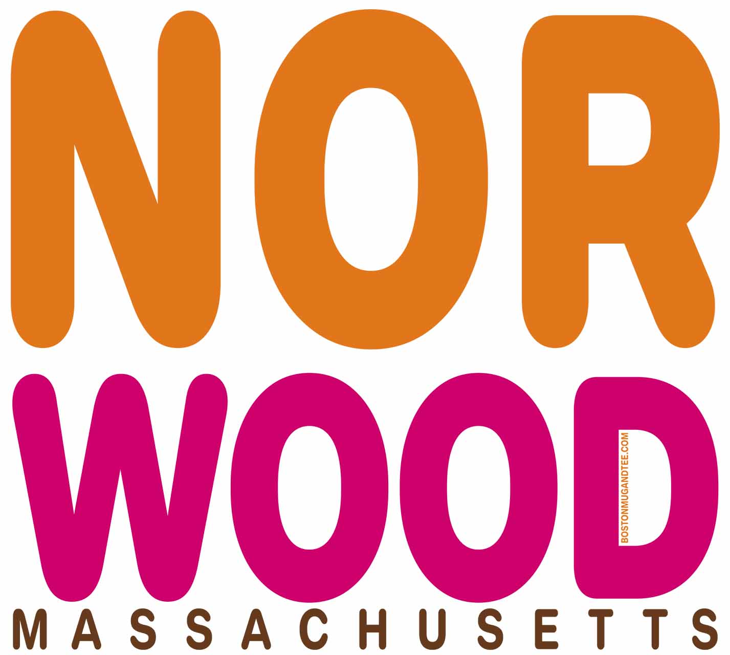 Norwood MA 15oz Ceramic Mug - Bold Hometown Design - FREE SHIPPING. product thumbnail image Norwood MA 15oz Ceramic Mug - Bold Hometown Design - FREE SHIPPING. product thumbnail image