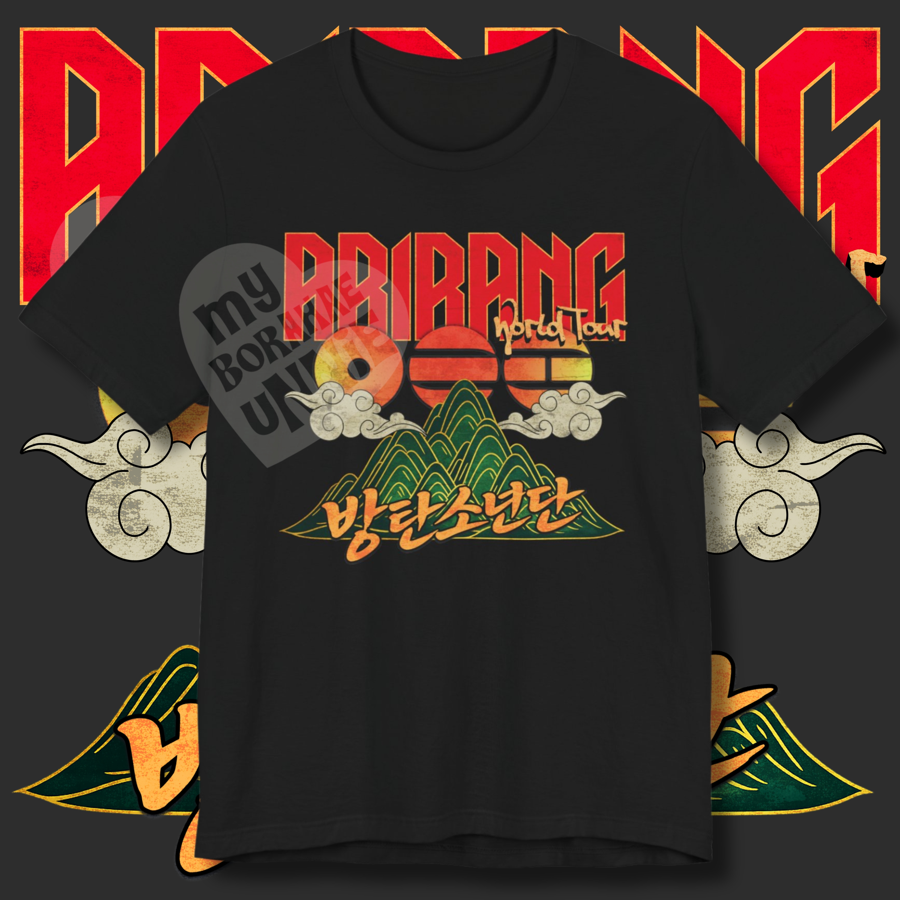 Arirang Tour Unisex Tee, Printed on Front and Back product thumbnail image