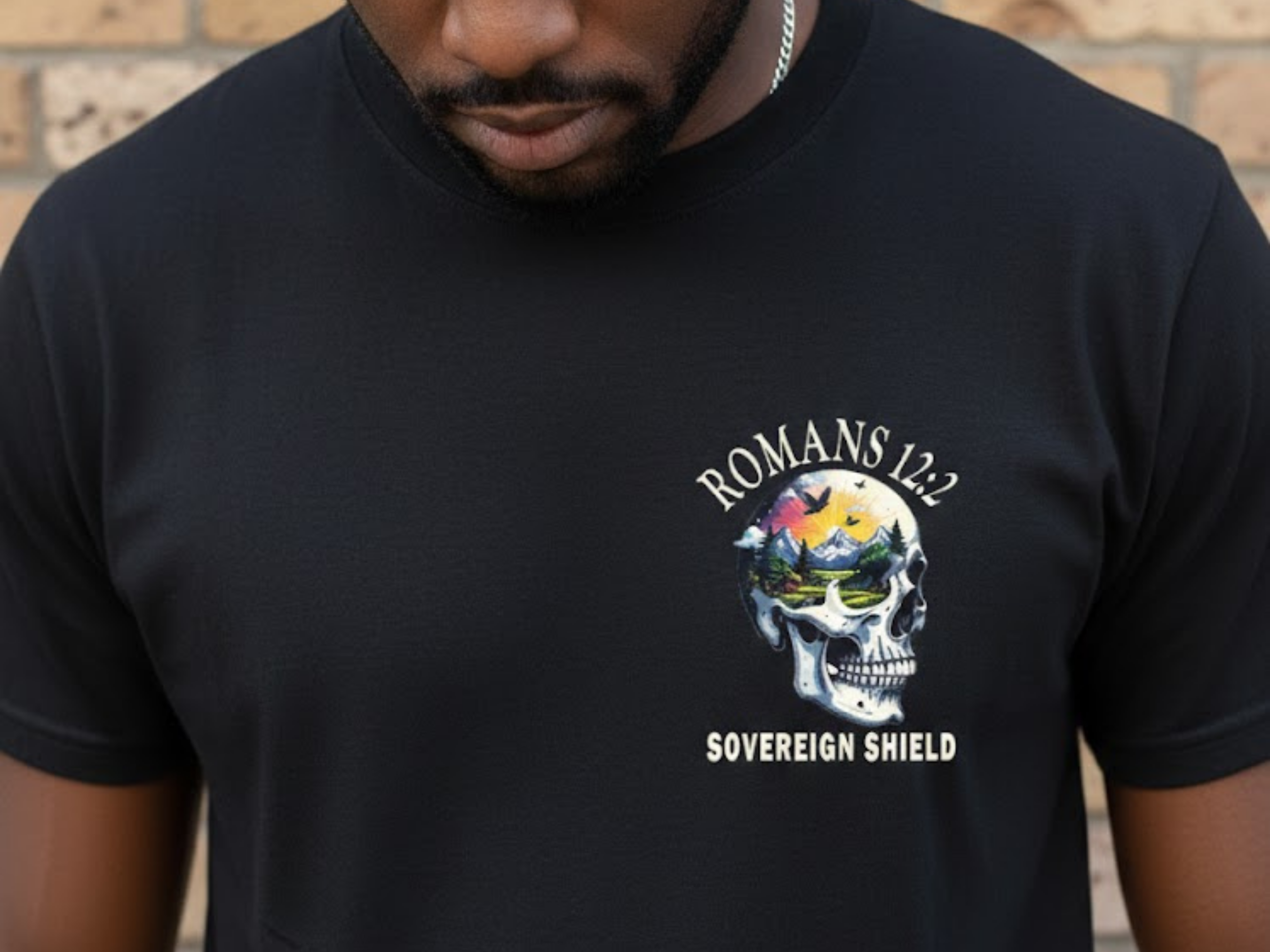 Transformed Unisex Softstyle T- Shirt inspired by Romans 12:2 product thumbnail image