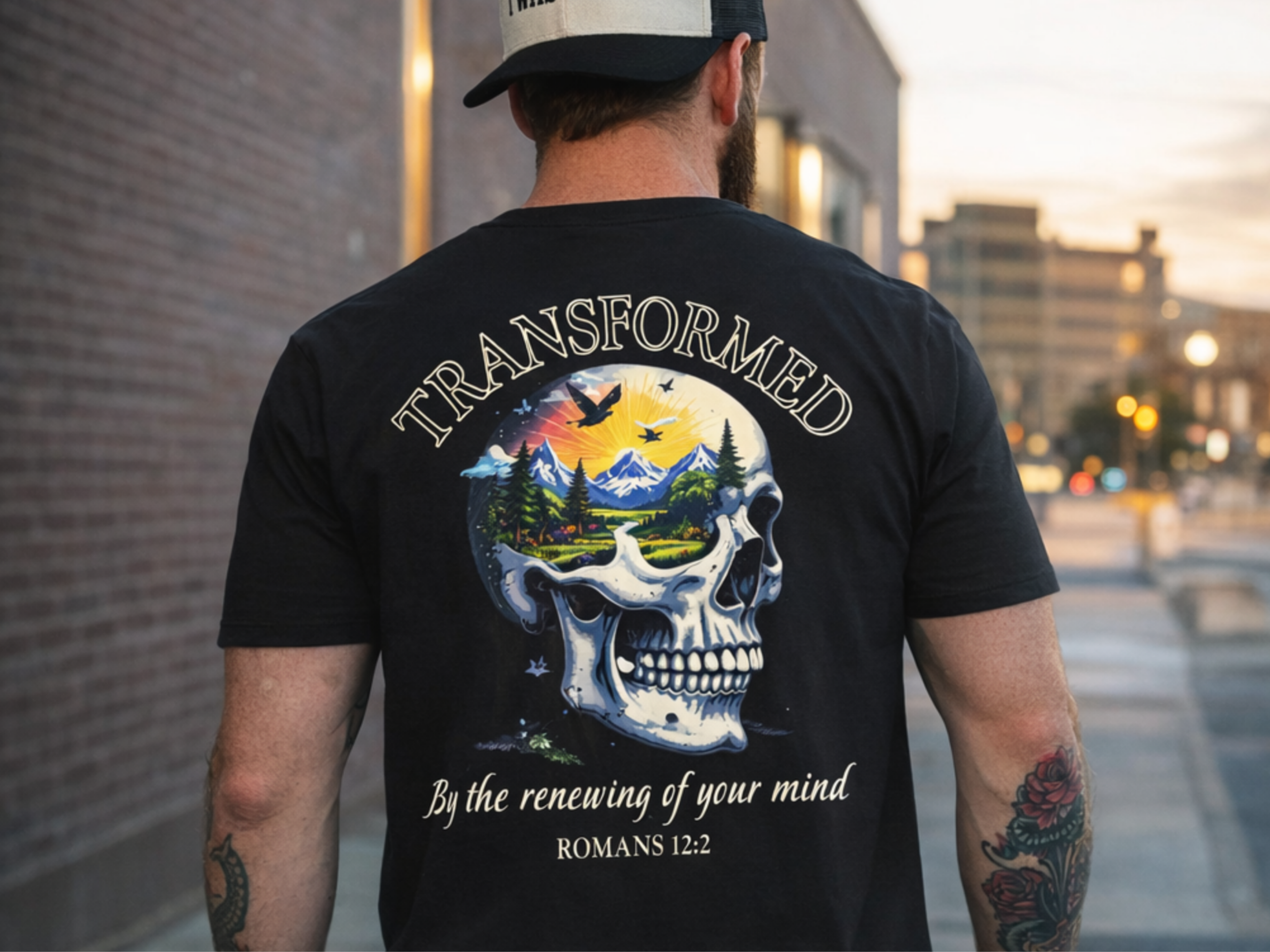 Transformed Unisex Softstyle T- Shirt inspired by Romans 12:2 product thumbnail image Transformed Unisex Softstyle T- Shirt inspired by Romans 12:2 product thumbnail image