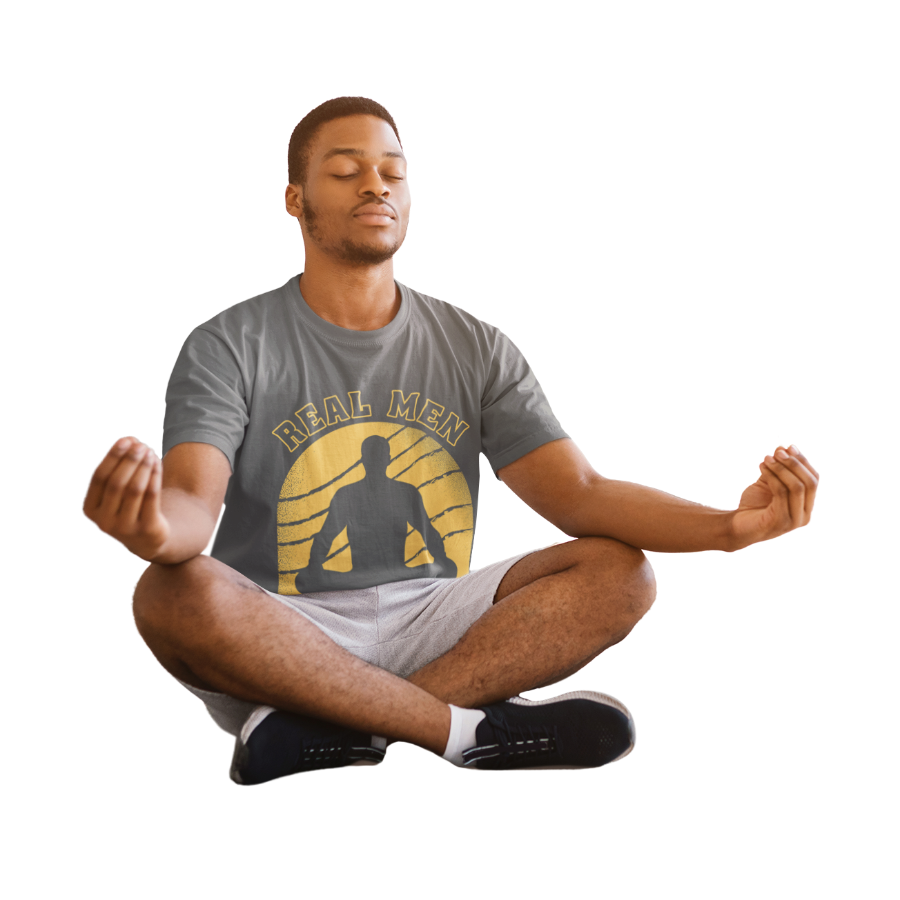 Real Men Do Yoga T-Shirt — Men's Yoga Graphic Tee product thumbnail image Real Men Do Yoga T-Shirt — Men's Yoga Graphic Tee product thumbnail image