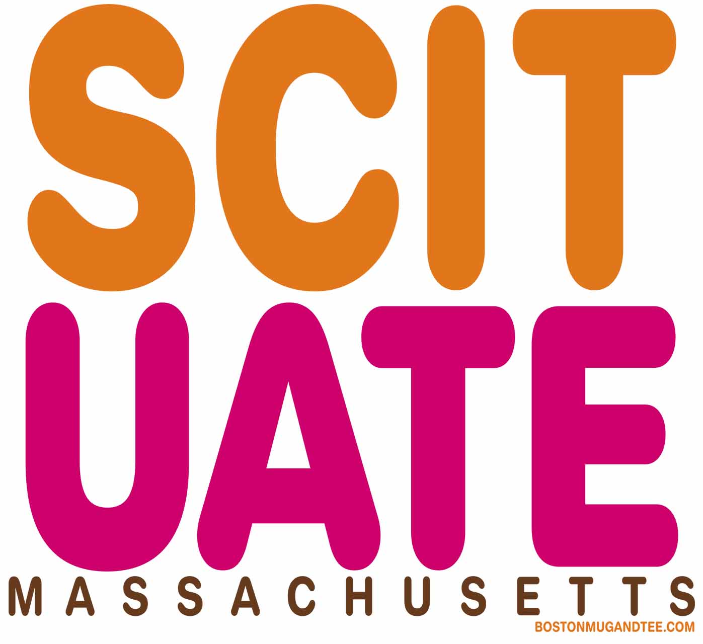 Scituate MA 15oz Ceramic Mug - Bold Hometown Design - FREE SHIPPING. product thumbnail image Scituate MA 15oz Ceramic Mug - Bold Hometown Design - FREE SHIPPING. product thumbnail image