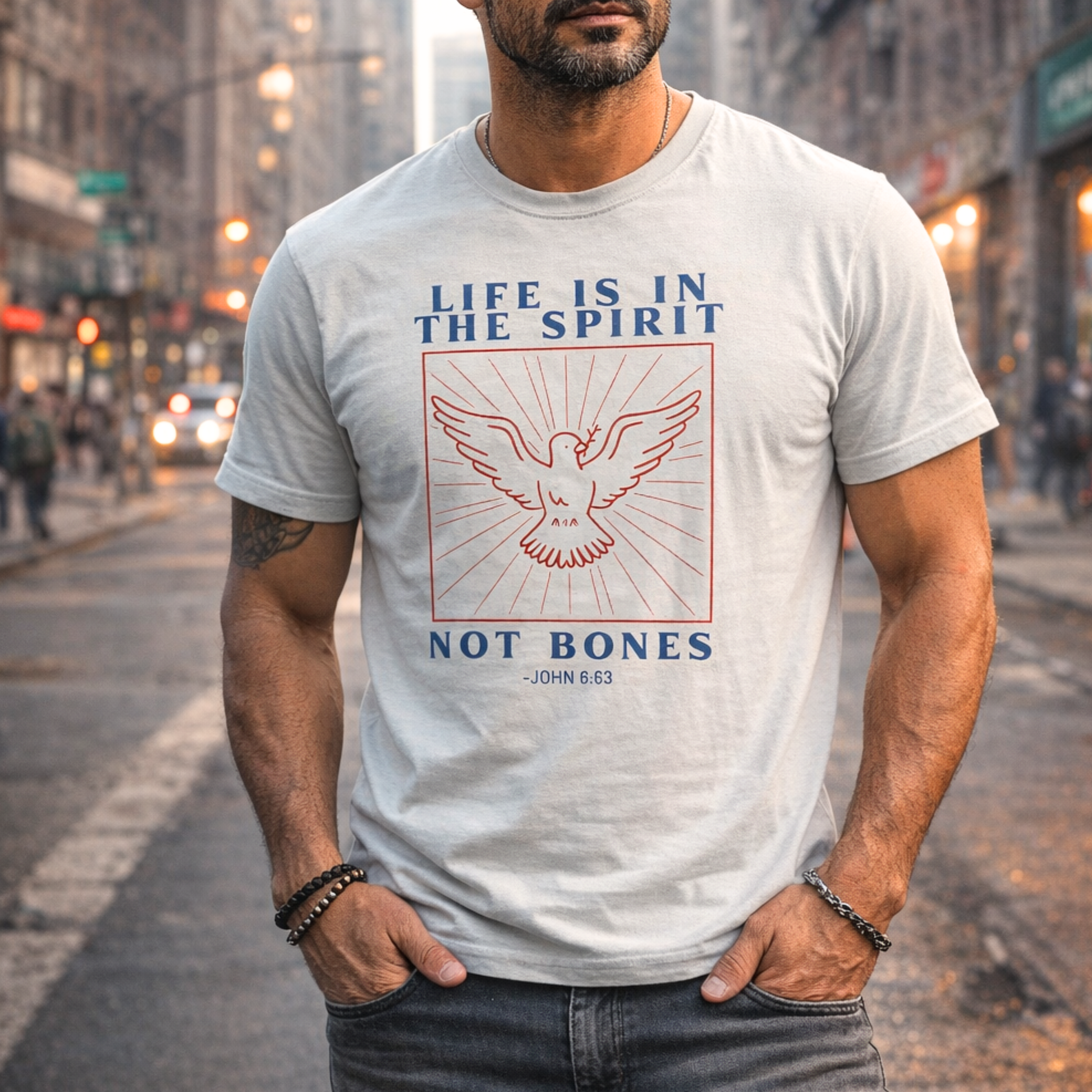 'Life Is In The Spirit' Short Sleeve Tee