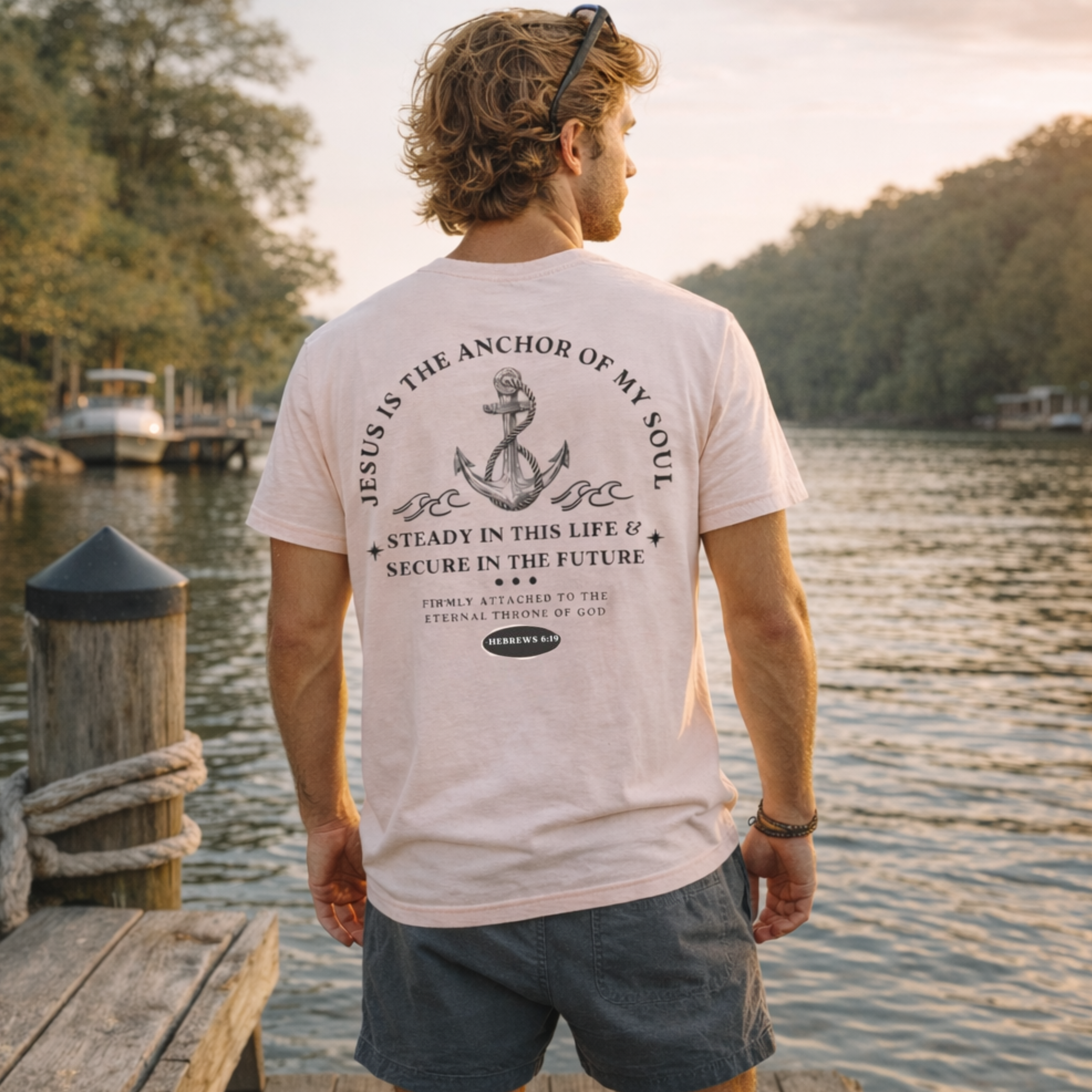 'Anchor Of My Soul' Short Sleeve Tee product thumbnail image 'Anchor Of My Soul' Short Sleeve Tee product thumbnail image