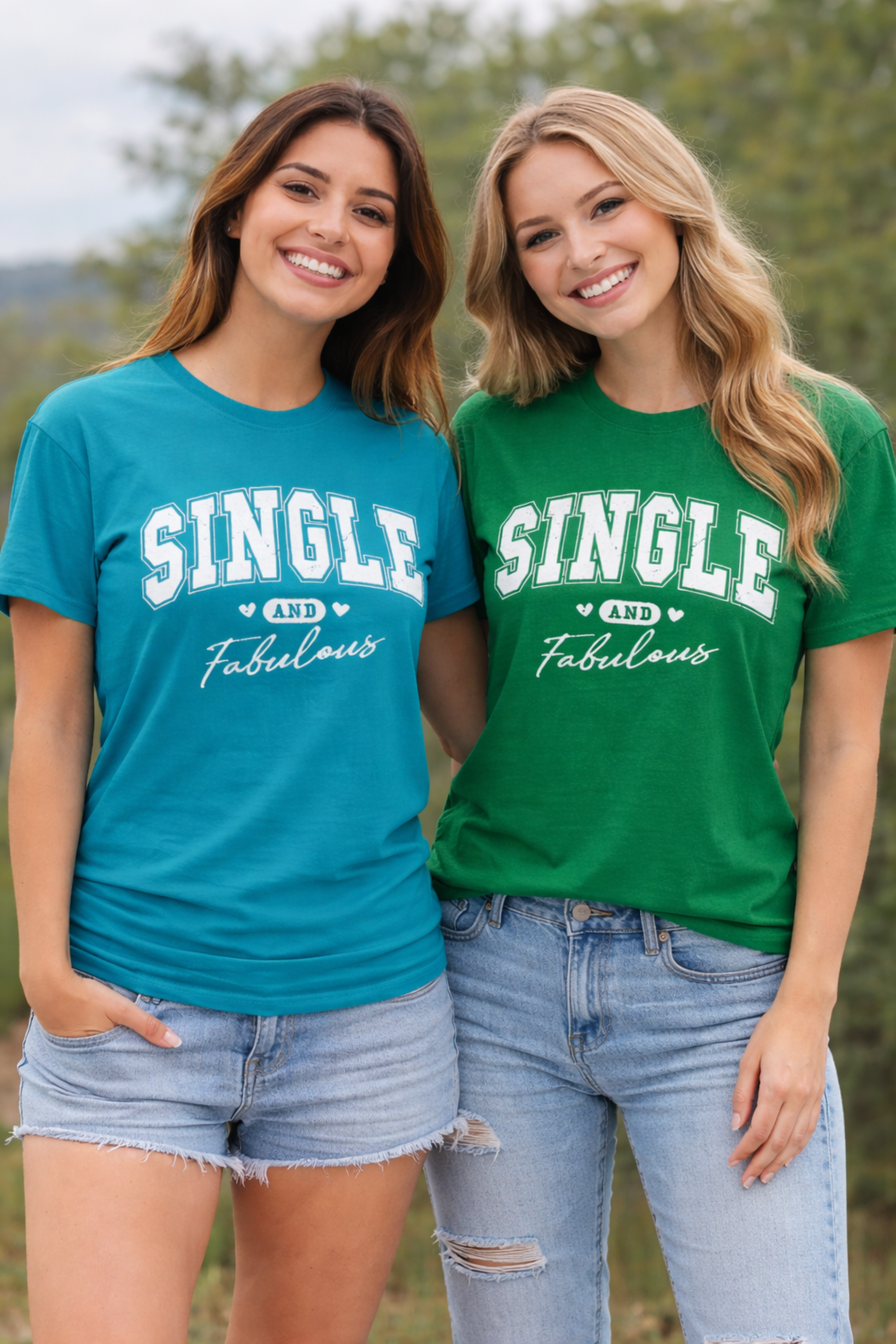 Single and Fabulous T-Shirt — Bold Typography Tee for Confident Singles product thumbnail image Single and Fabulous T-Shirt — Bold Typography Tee for Confident Singles product thumbnail image