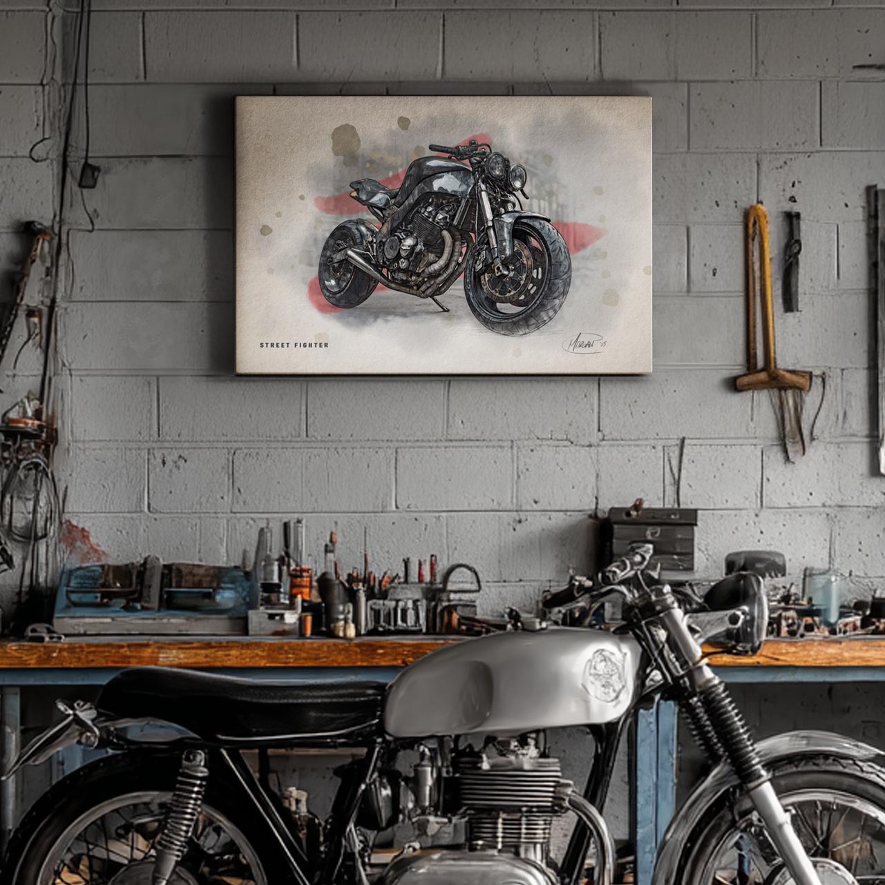 Street Fighter - Stretched Canvas Print product thumbnail image Street Fighter - Stretched Canvas Print product thumbnail image