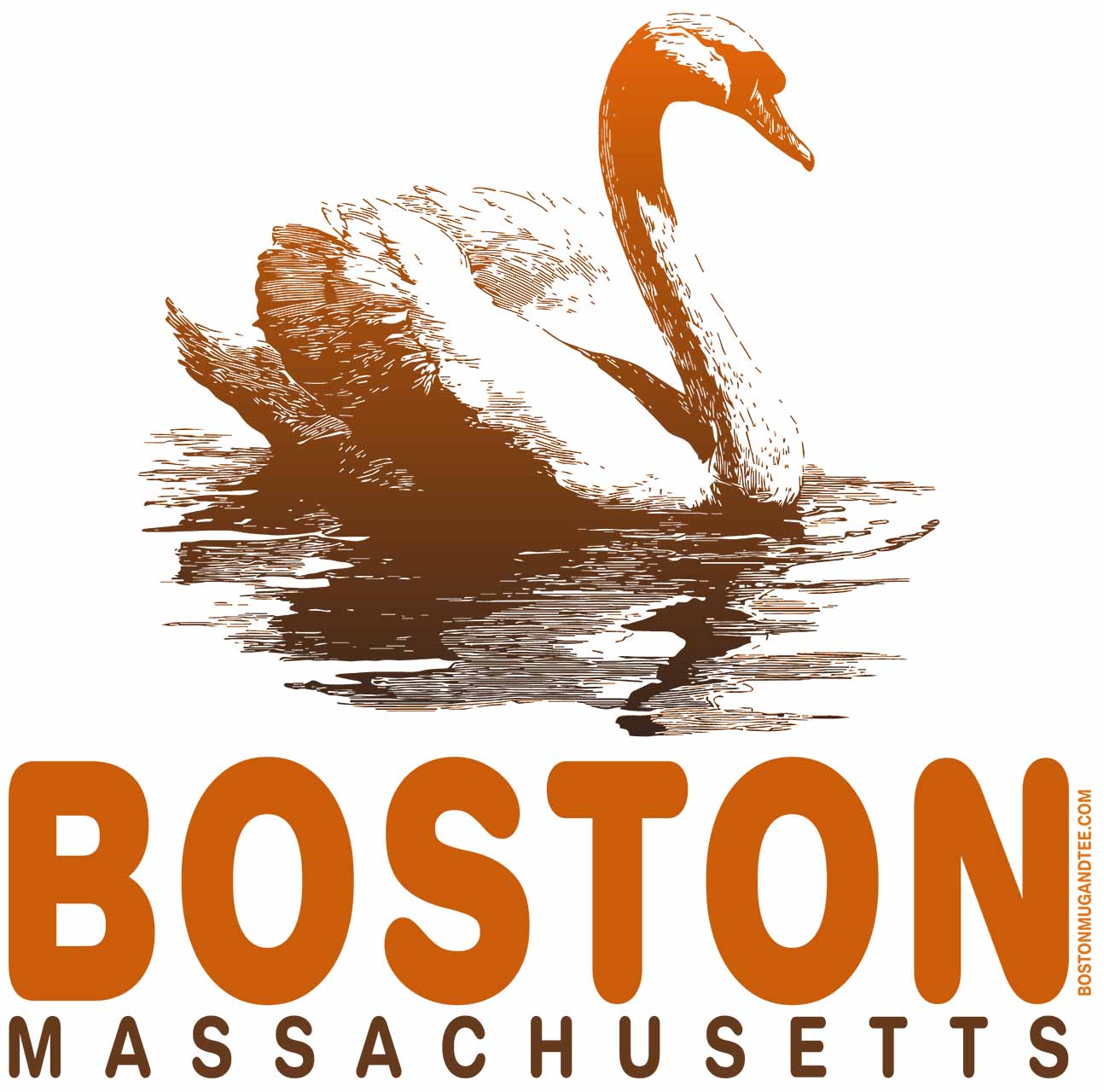 Boston Swan Boats Mug, Public Garden Souvenir, Boston Coffee Mugs, Boston Mug,  product thumbnail image