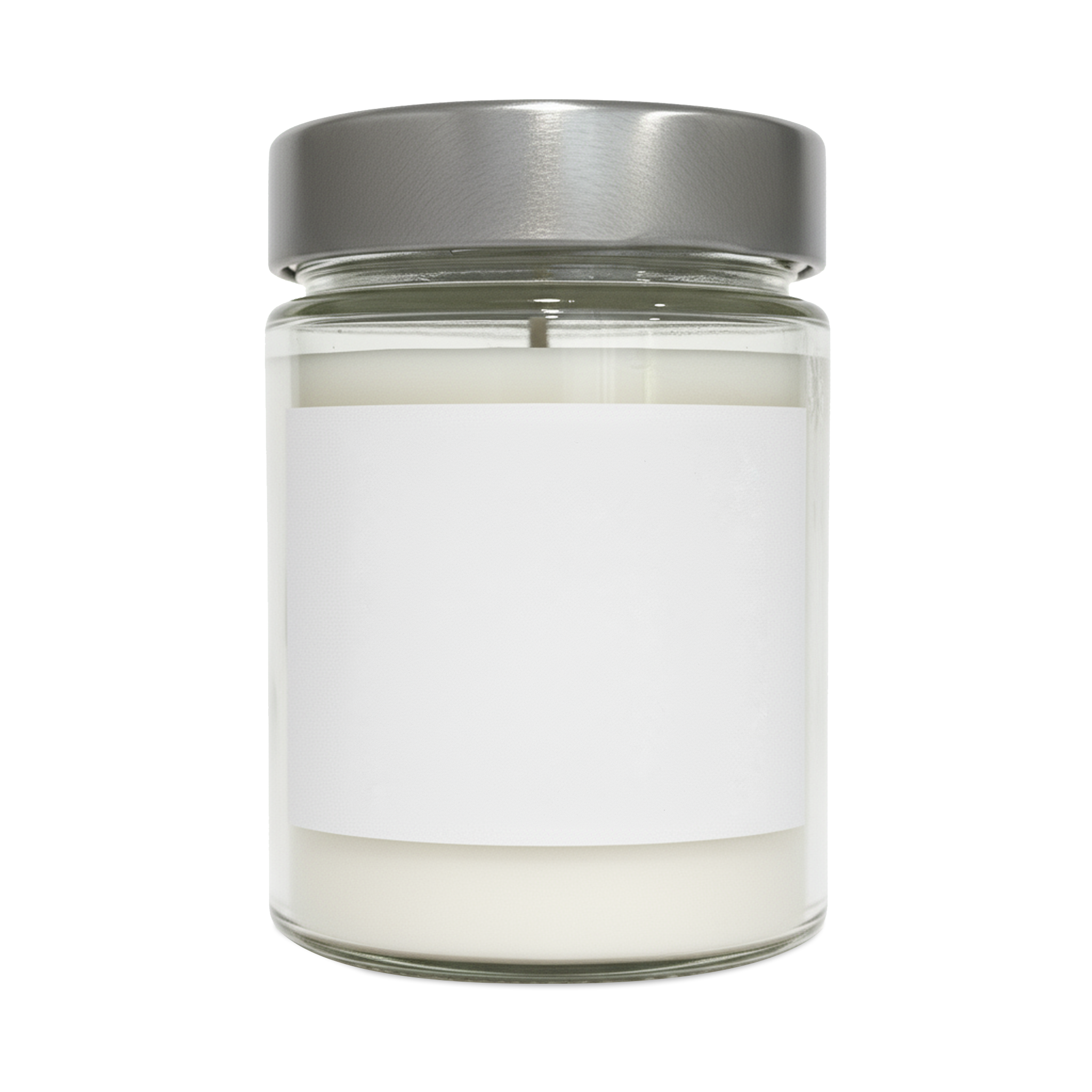 Soy Wax Candle in Jar, 9oz with KBtL logo yellow on black product thumbnail image