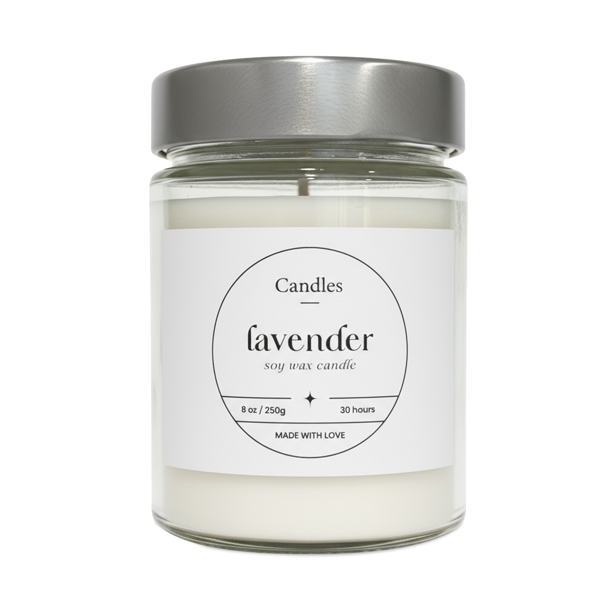 Soy Wax Candle in Jar, 9oz with KBtL logo yellow on black product thumbnail image Soy Wax Candle in Jar, 9oz with KBtL logo yellow on black product thumbnail image