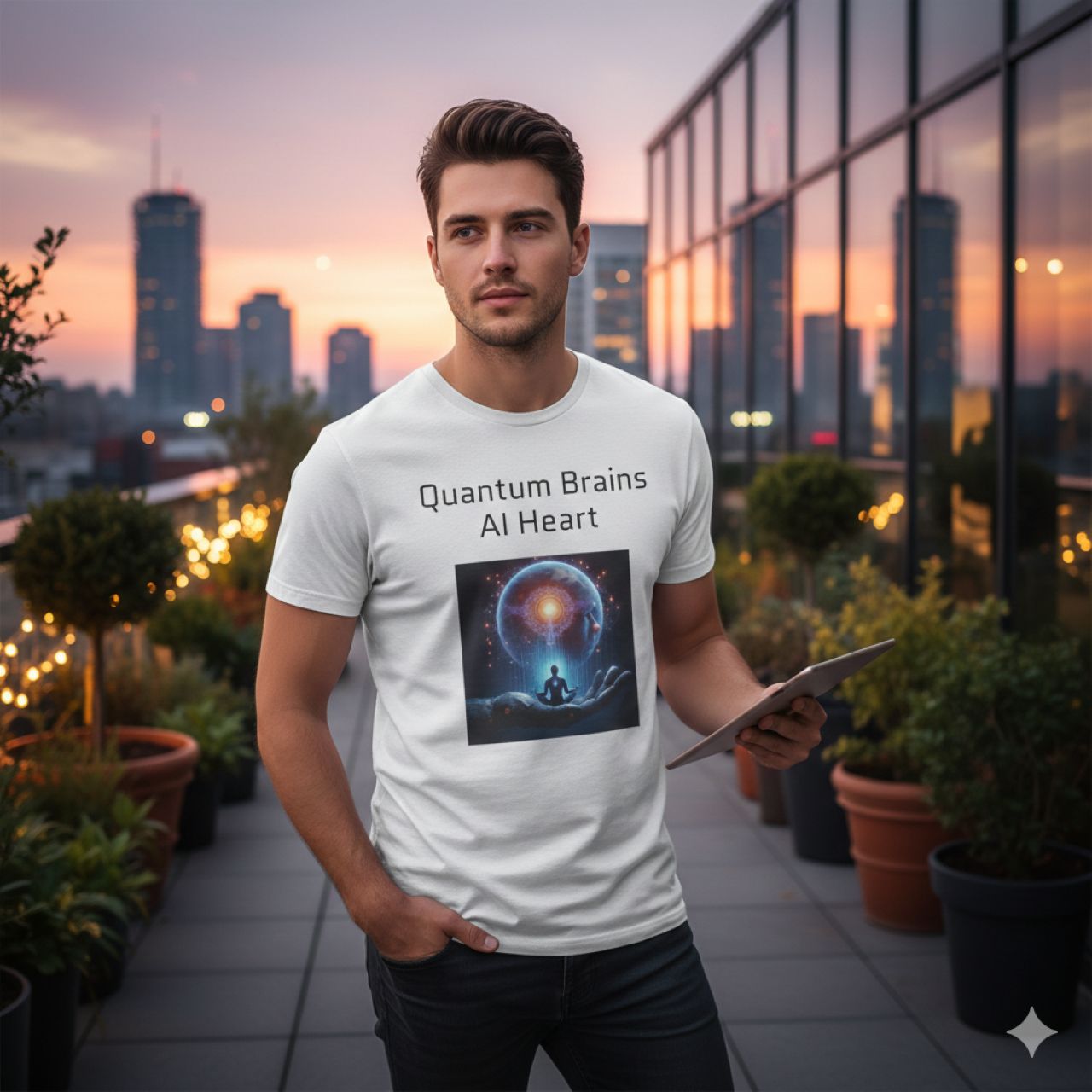 Quantum Brains - Unisex Softstyle T-Shirt product thumbnail image